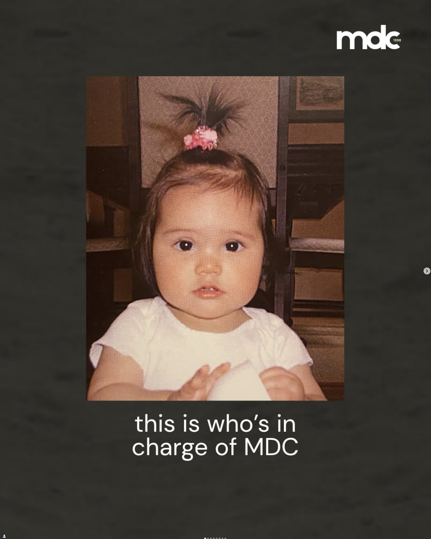 Baby Photo Trend Tailored to MDC Goals