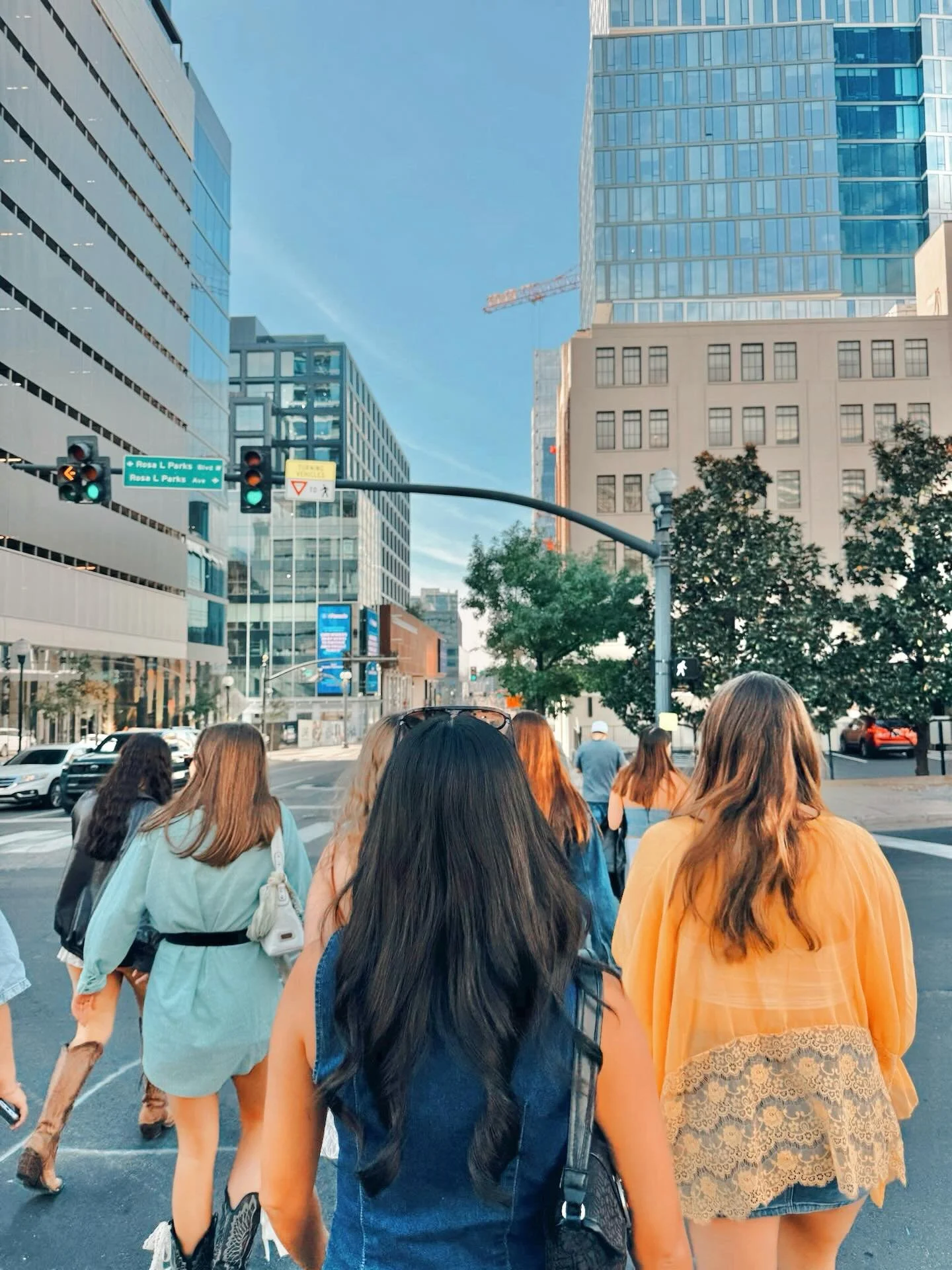 Walking into the weekend with our sisters!! 👯&zwj;♀️🩵🌟