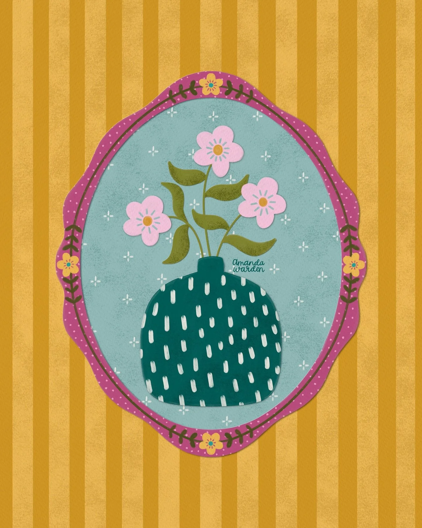 part 2 of this little series 💛

#folkart
#whimsicalart 
#artistsofinstagram 
#artlicensing
#creativebusiness