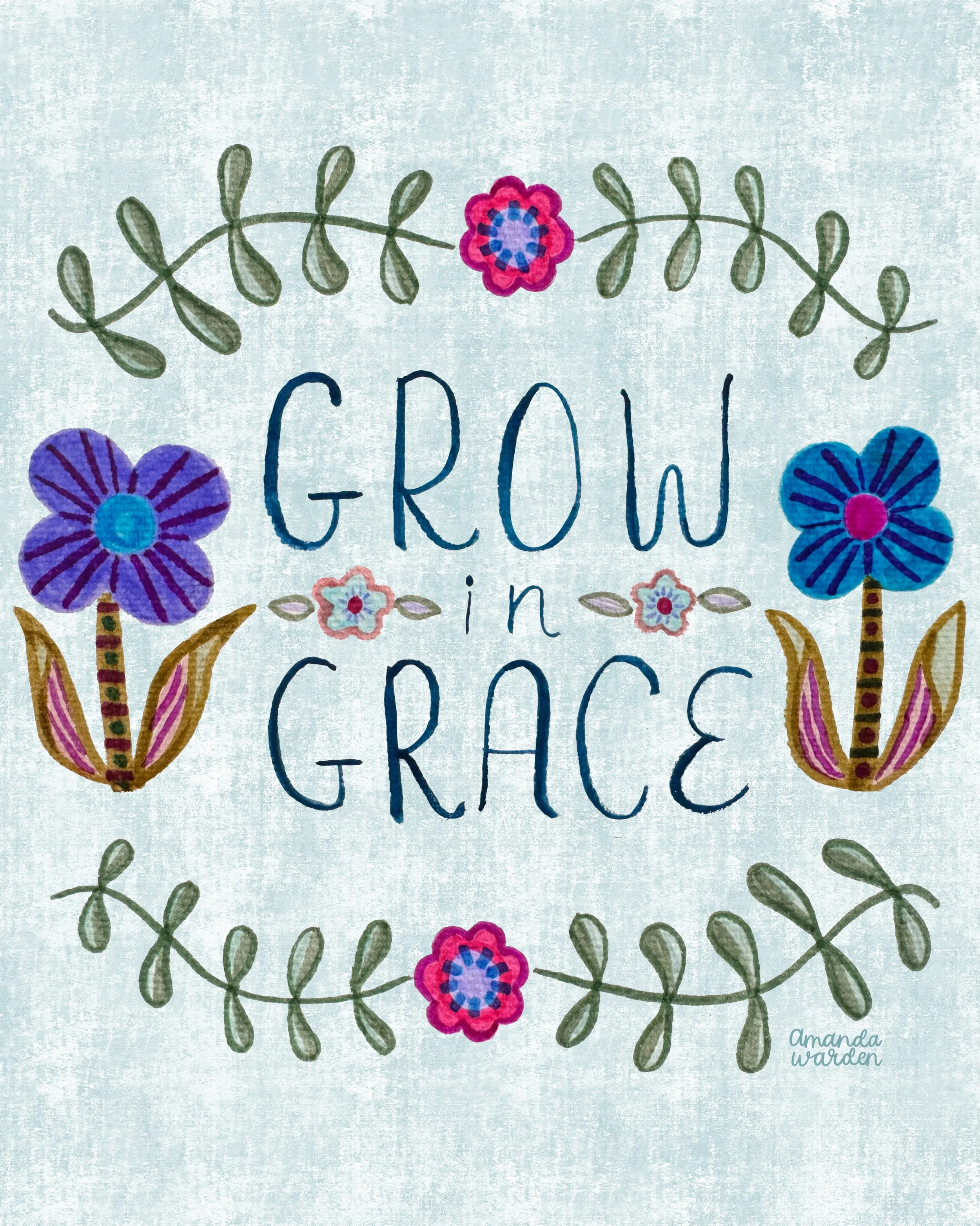 Grow in Grace. 🌸

This sign caught my eye while wandering around the @streamclifffarmwinery garden, and I just knew it had to go in my sketchbook.

As an artist (and really, in life too), it is so easy to focus on the finished product or end result 