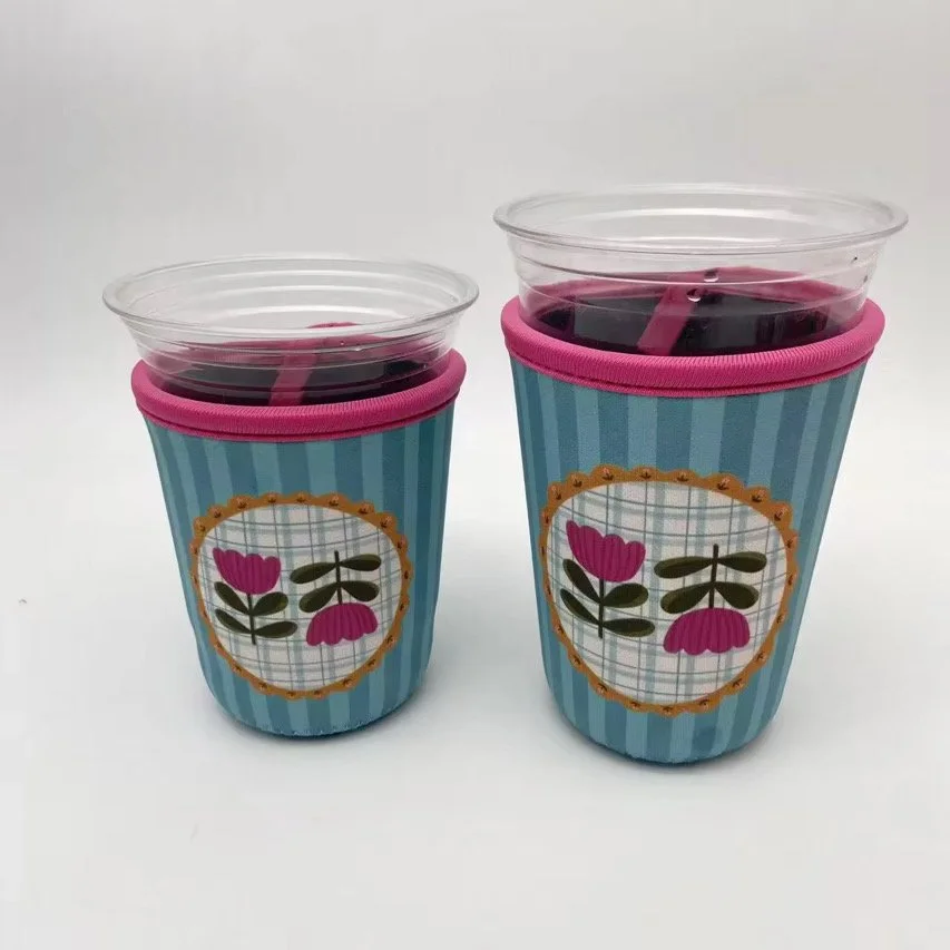 Folk Floral Iced Drink Cup Sleeve