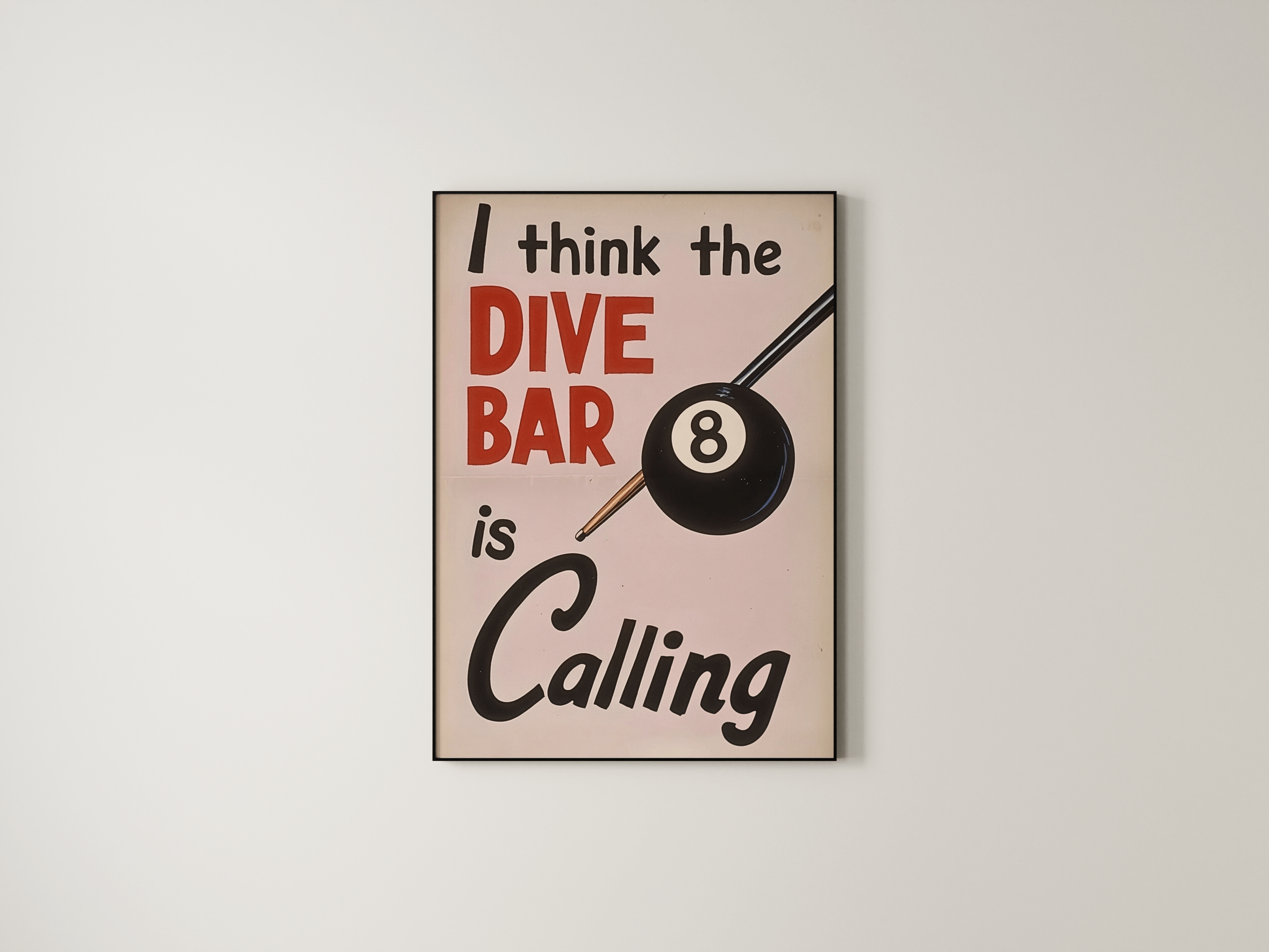 I Think the Dive Bar is Calling
