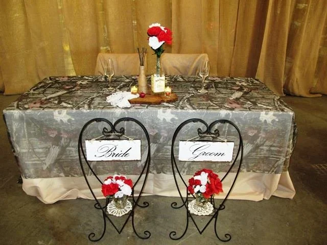 (L03) Camouflage Table Toppers / Fabric (18 pc Lot)