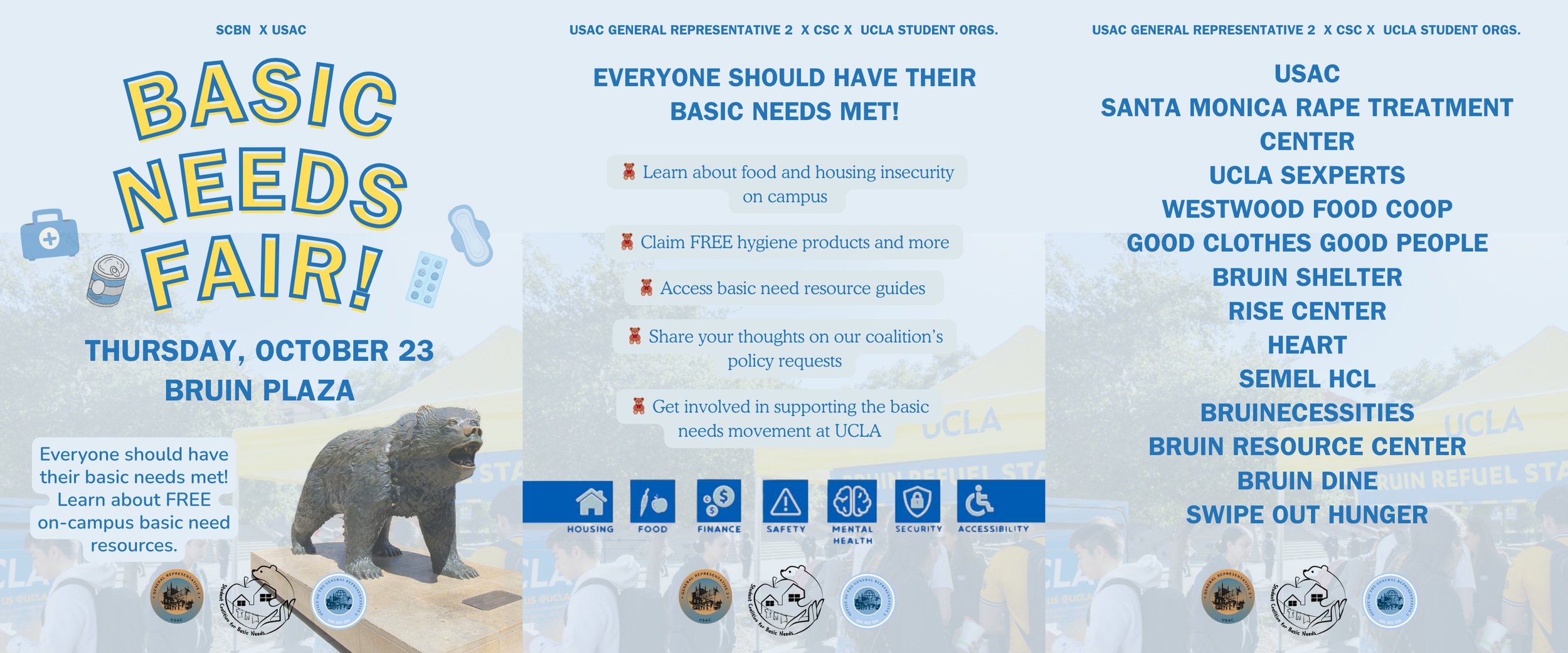 UCLA Undergraduate Students Association Council, Gen Rep 2 | Instragram Post | Canva