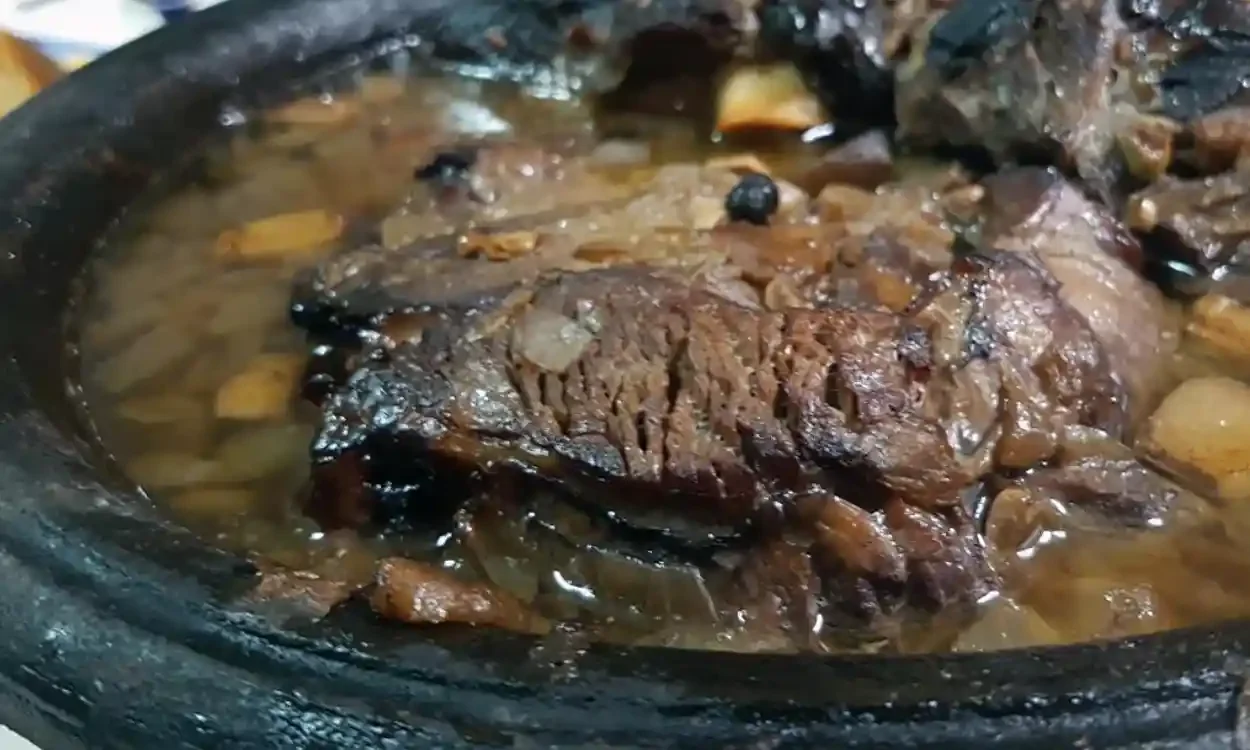 Dinner - Alcatra (slow-cooked beef stew)