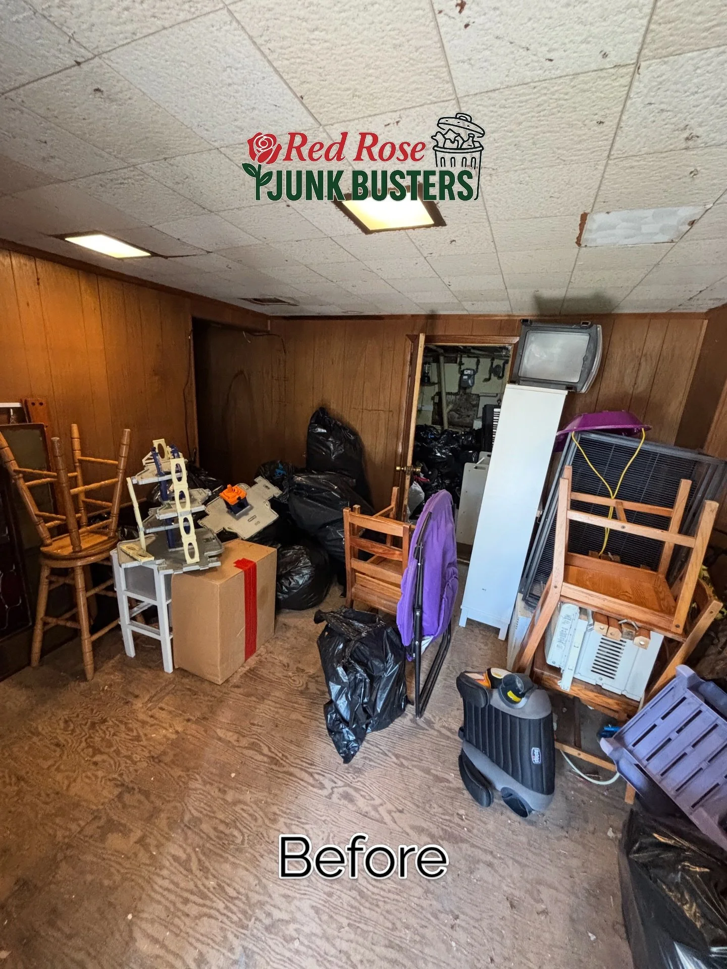 Basement cleanout in Marietta, PA &mdash; before &amp; after transformation 🔥

We turn cluttered spaces into clean, usable rooms.

Message Red Rose Junk Busters today.

📲 717-617-8252

#lancasterpa #lancastercounty #millersvillepa #lititzpa #leolap