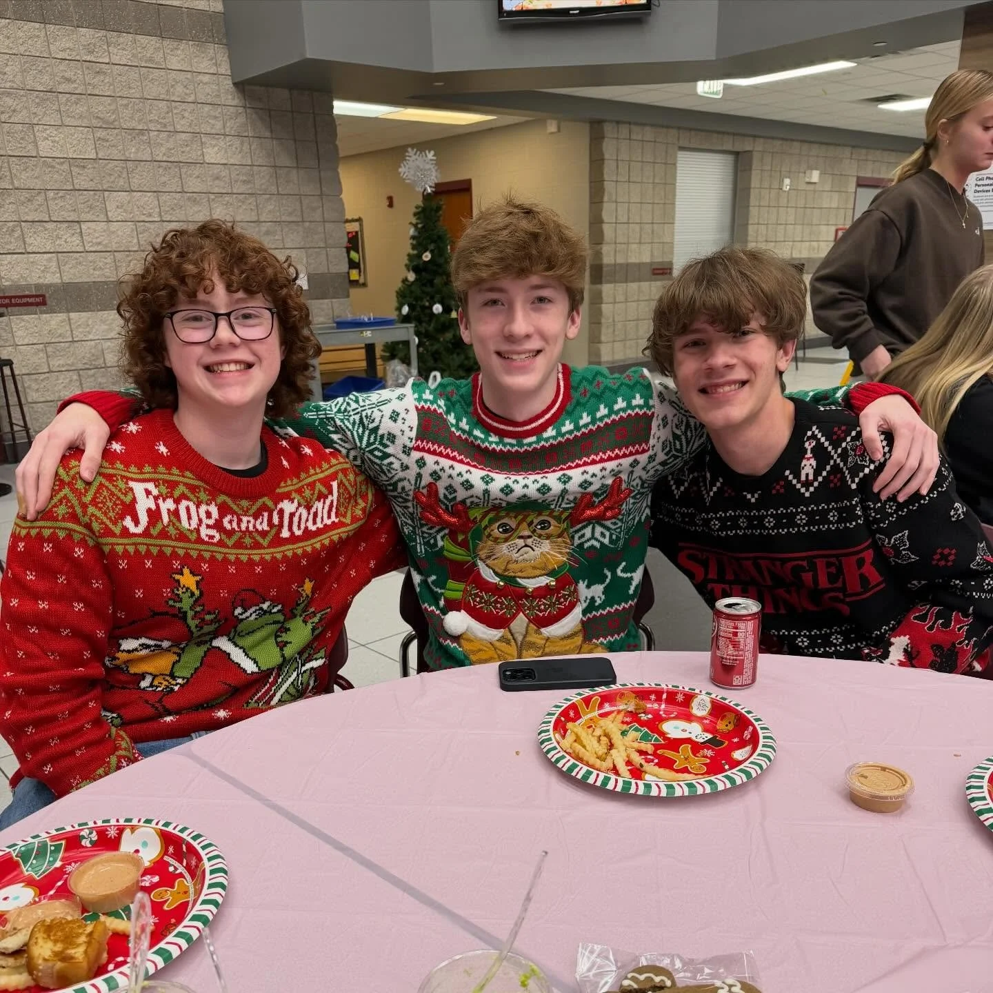 Cookie crumbs and Christmas sweaters, another sweet December DECA meeting is in the books! 🎄🍪✨