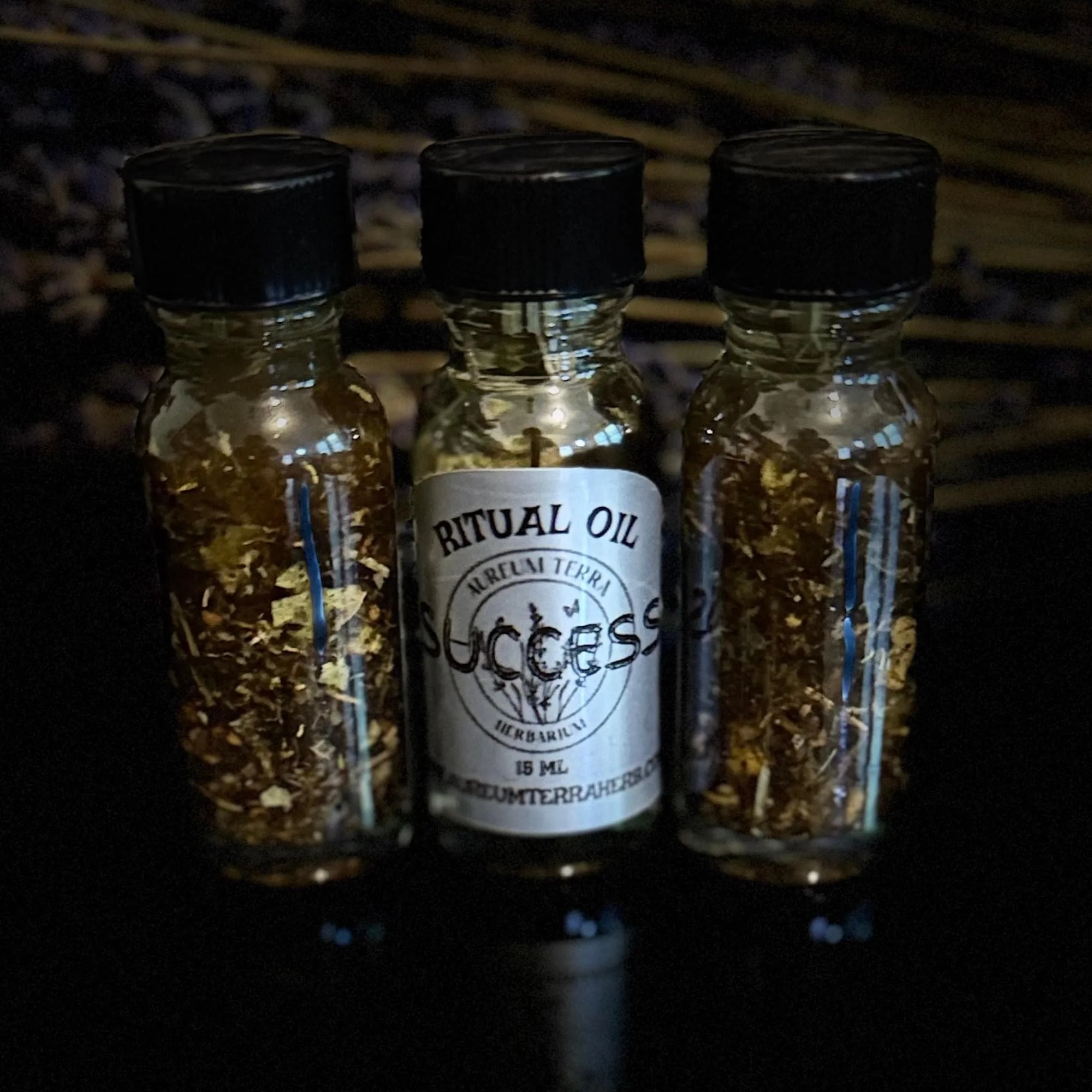 https:/aureumterraherb.com Success Ritual Intention Oil – Victory, Power & Accomplishment