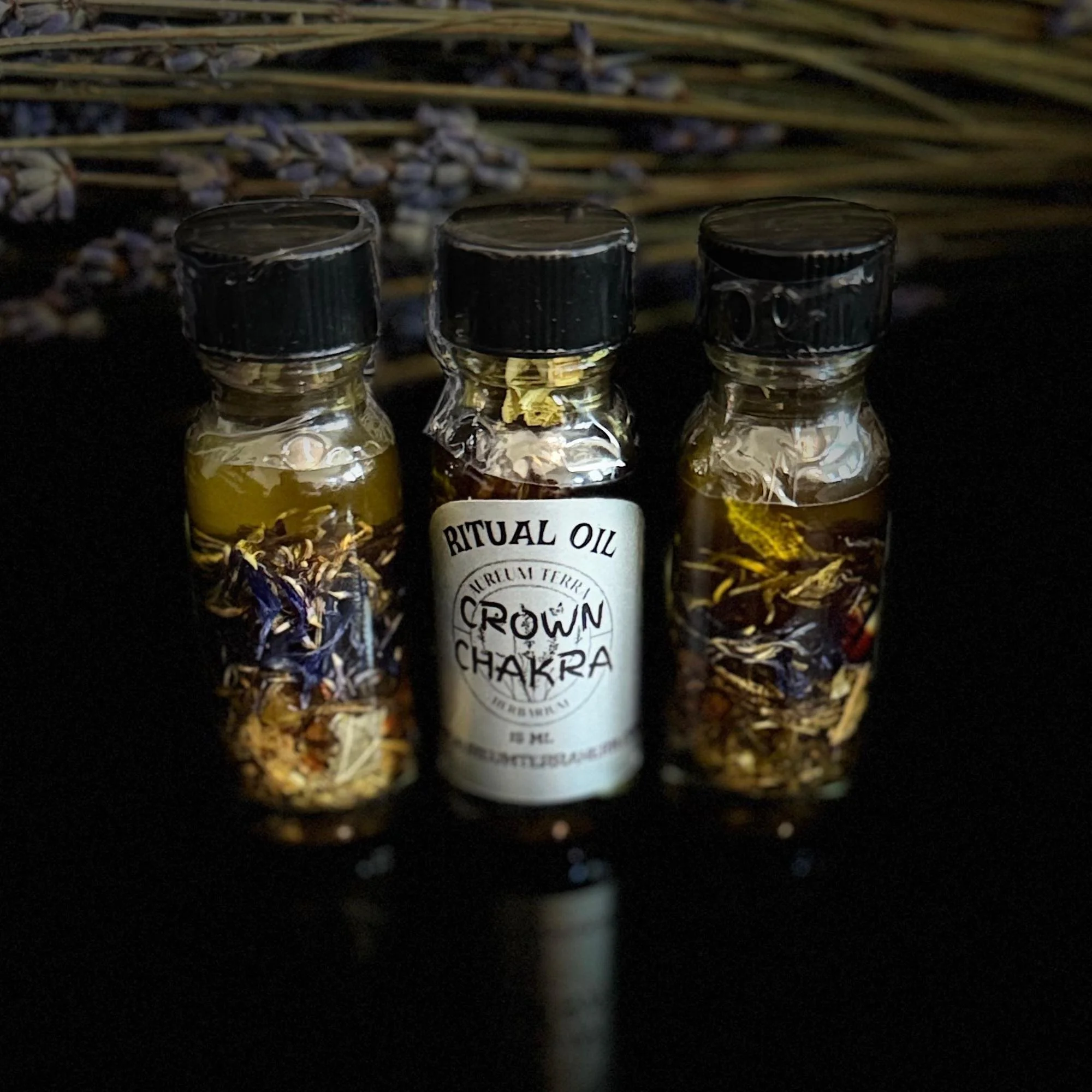 Crown Chakra Ritual Intention Oil | Spiritual Awakening & Divine Connection