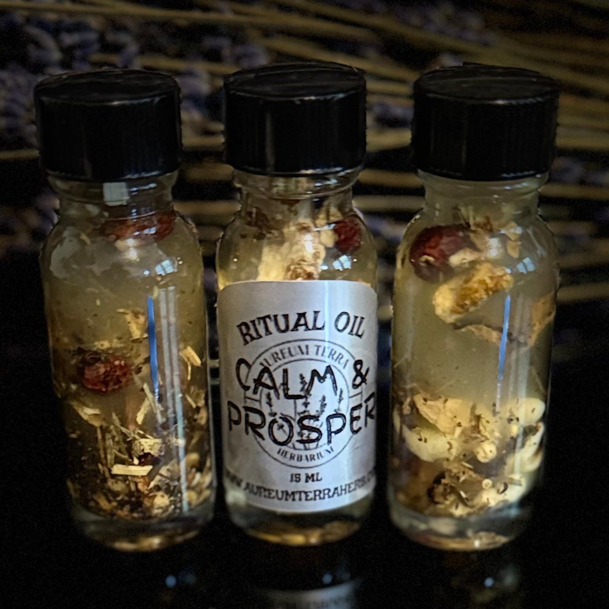 with herbs and essential oils for job success and workplace harmony