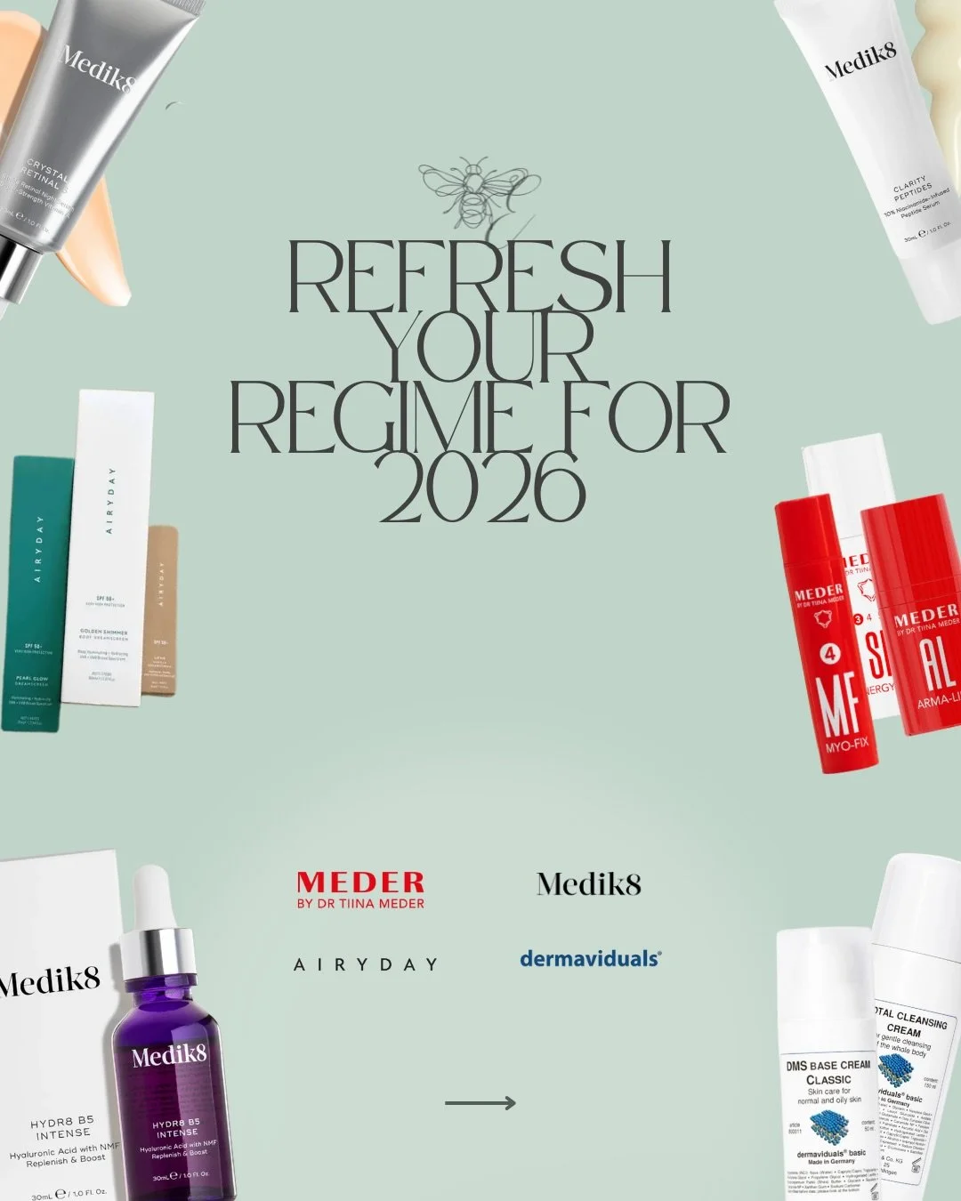 Skin care shouldn&rsquo;t feel confusing 💭

Welcome &lsquo;Refresh your Regime&rsquo;, 45-minute personalised skin care consultations for a limited time only.

We are offering you a one-on-one skin care consultation, designed to help you:
💗 Start a