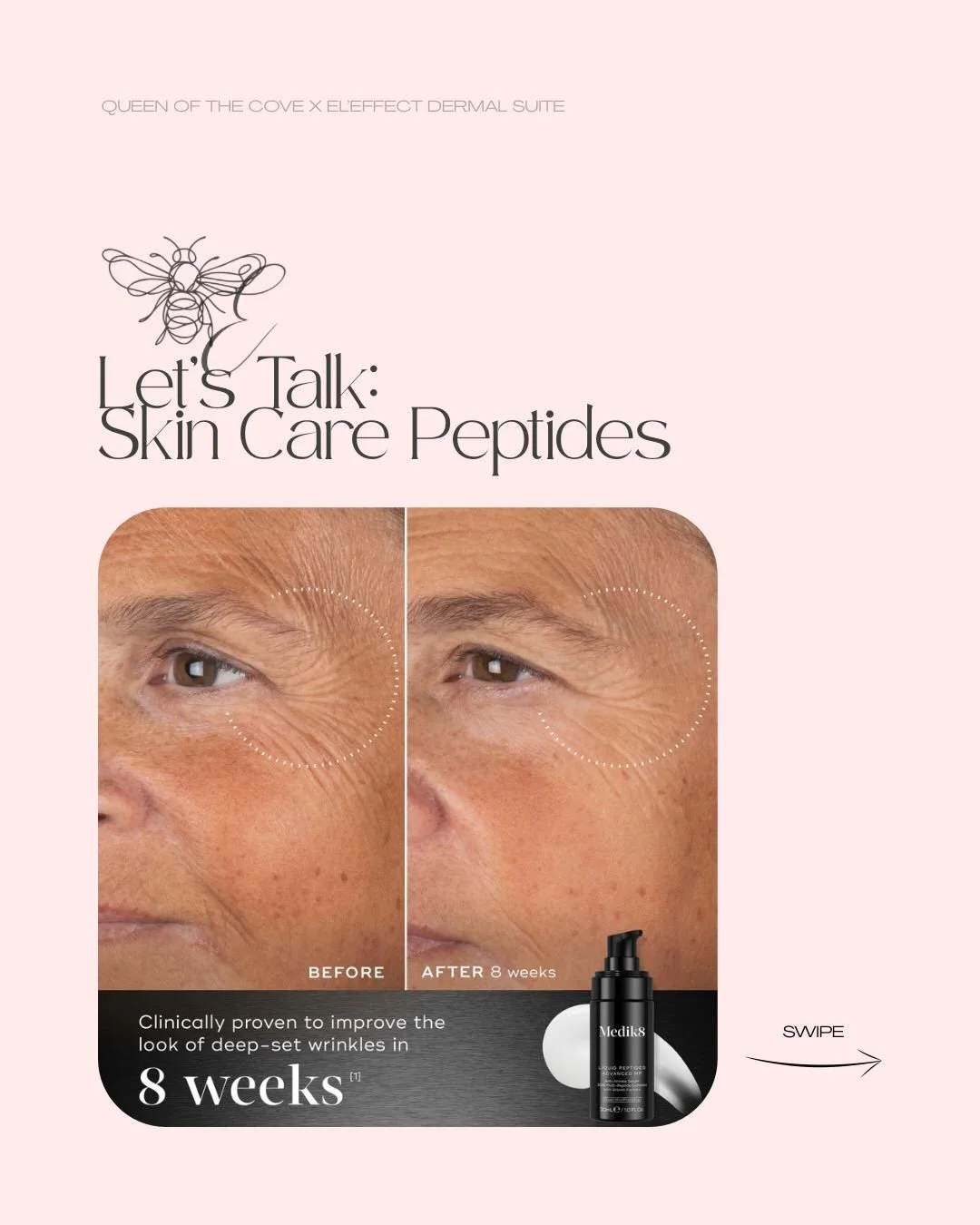 Have you heard us talk about skin care &lsquo;peptides&rsquo; and wondered &ldquo;what are they really doing for my skin&rdquo;?

We have broken it down for you. Swipe to deep dive&hellip;

Our clinic favourite is Medik8 Liquid Peptides Advanced MP, 