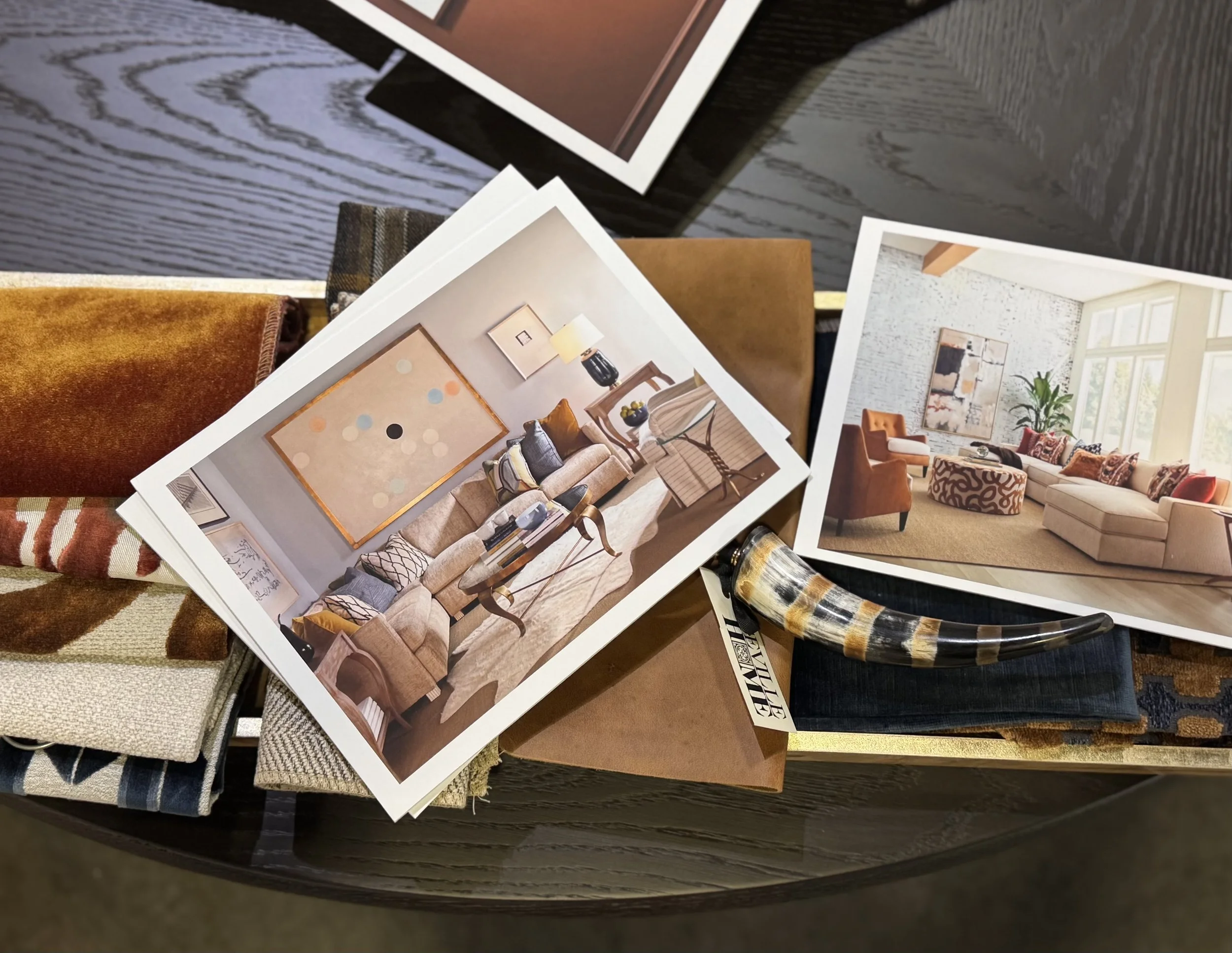 Rich colors, warmth, and comfortable spaces.