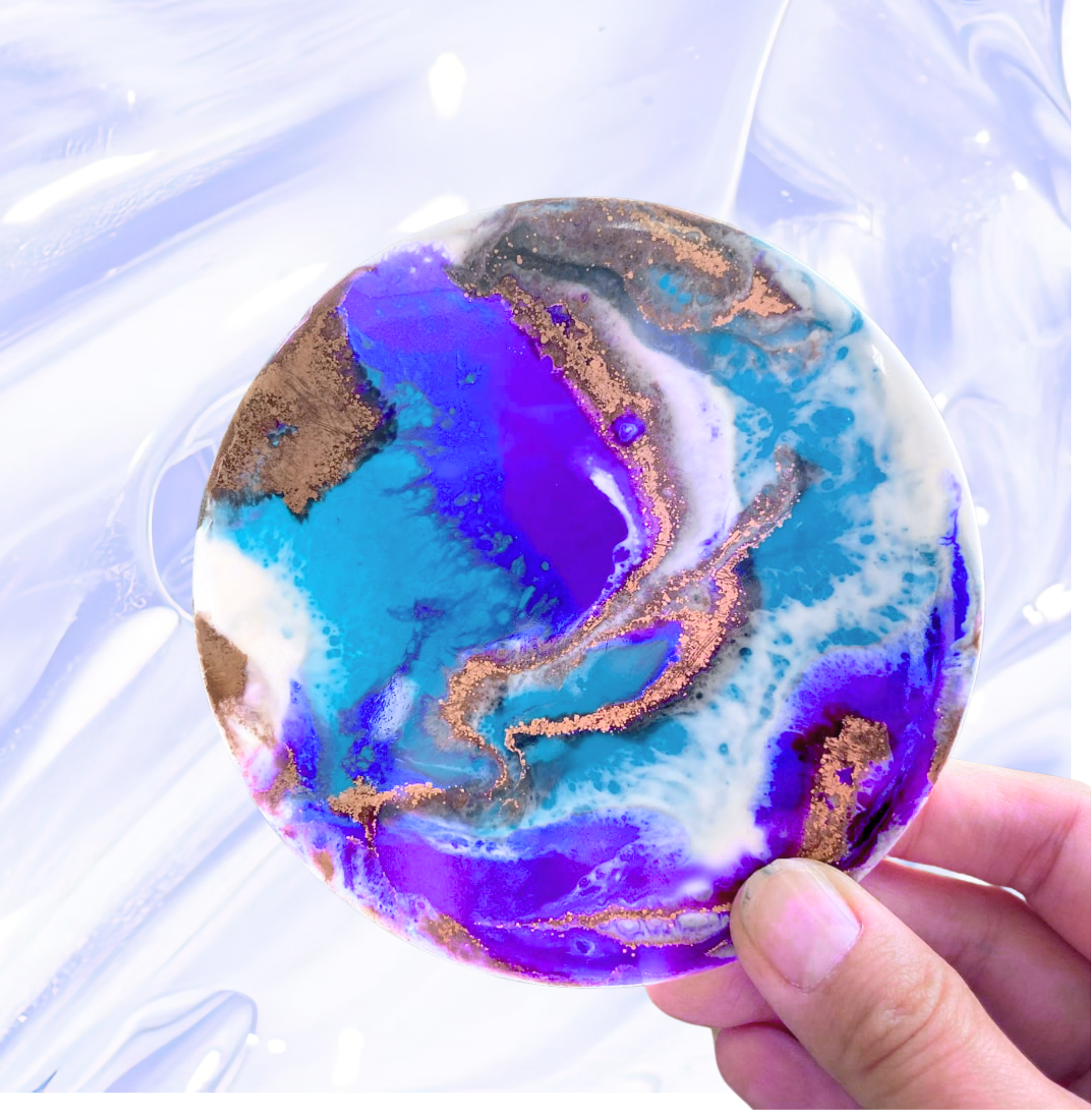 Resin Coasters &amp; Trinkets