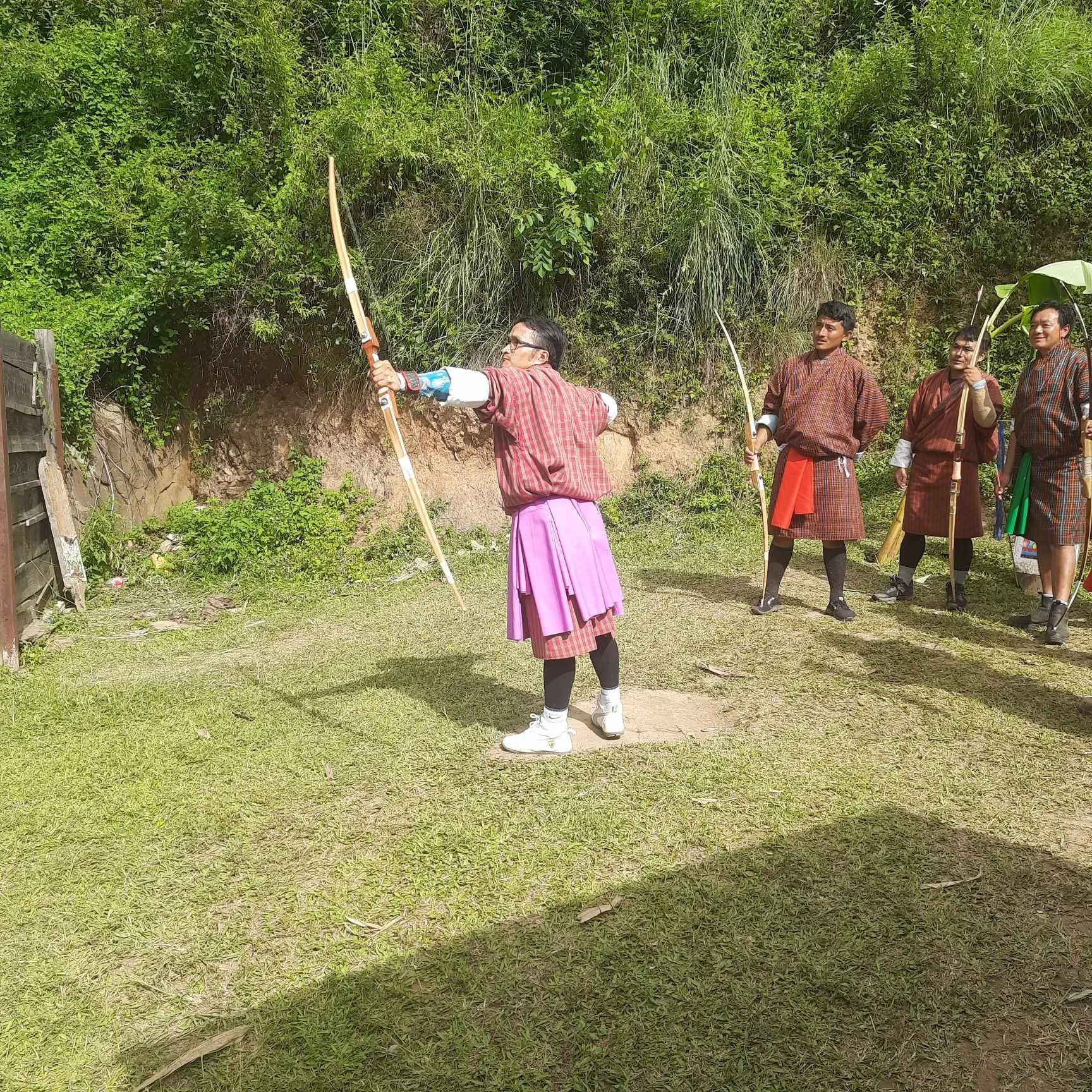 Archery is the national game of Bhutan. Matches are often friendly and played for fun and entertainment. 