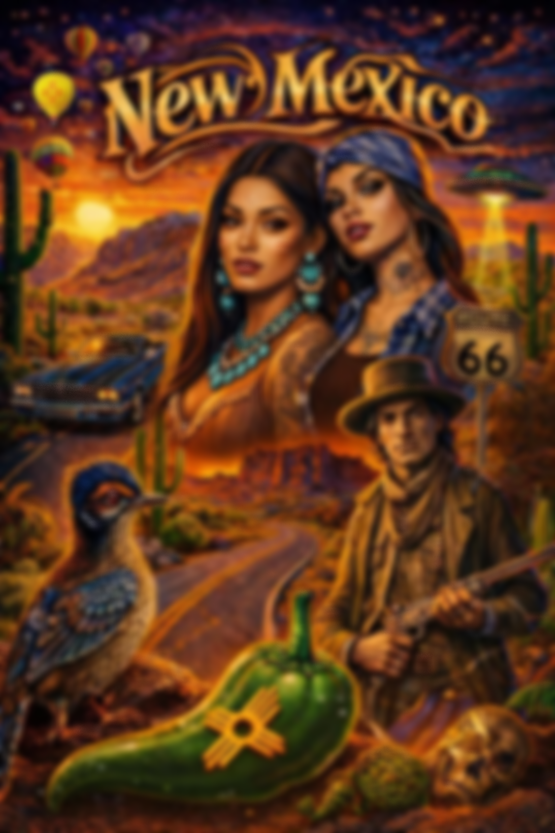 New Mexico Art 2 by Kourts Editing - Image Protected for Copyright