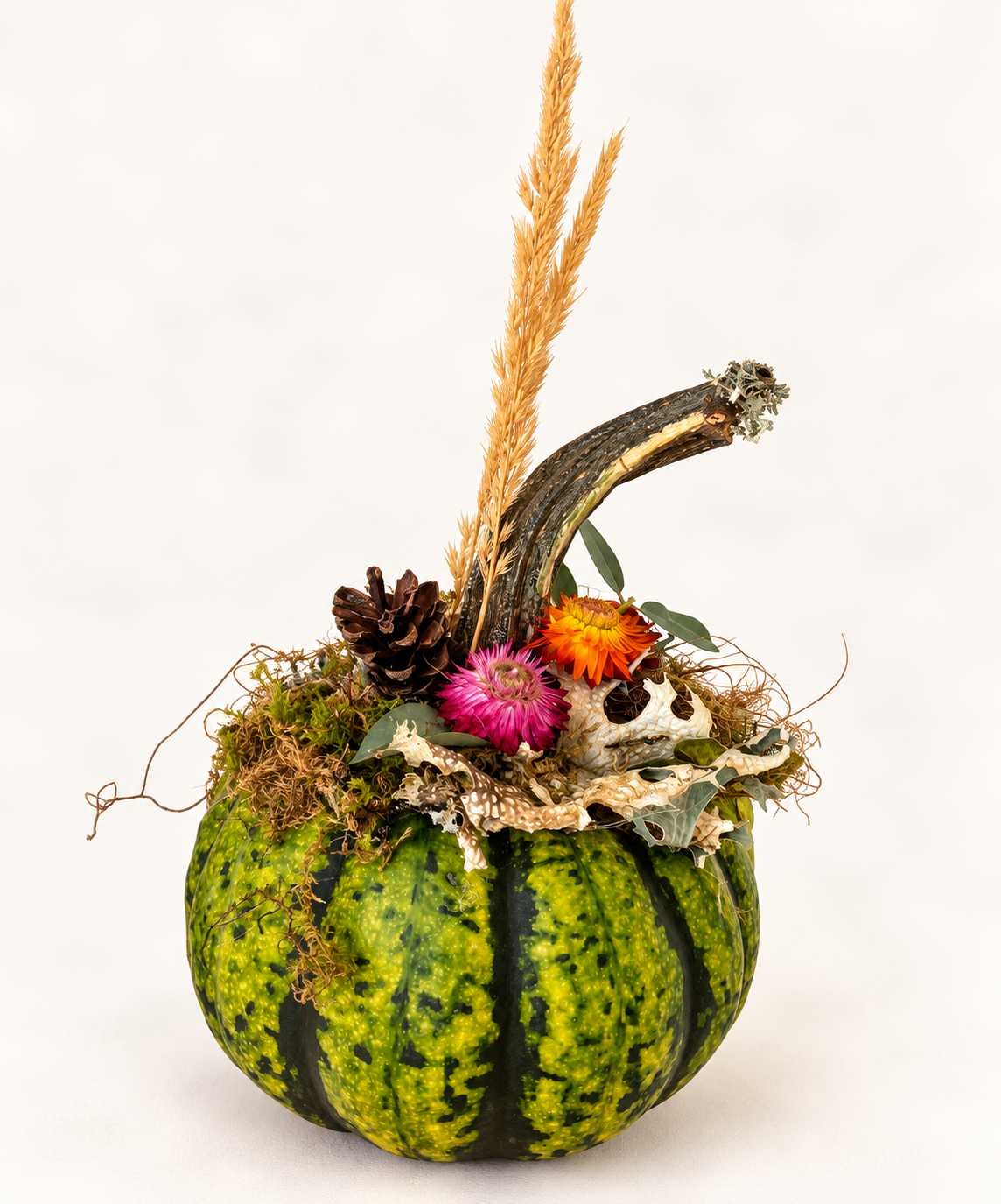 Autumn Pumpkin Moss Arrangement.png