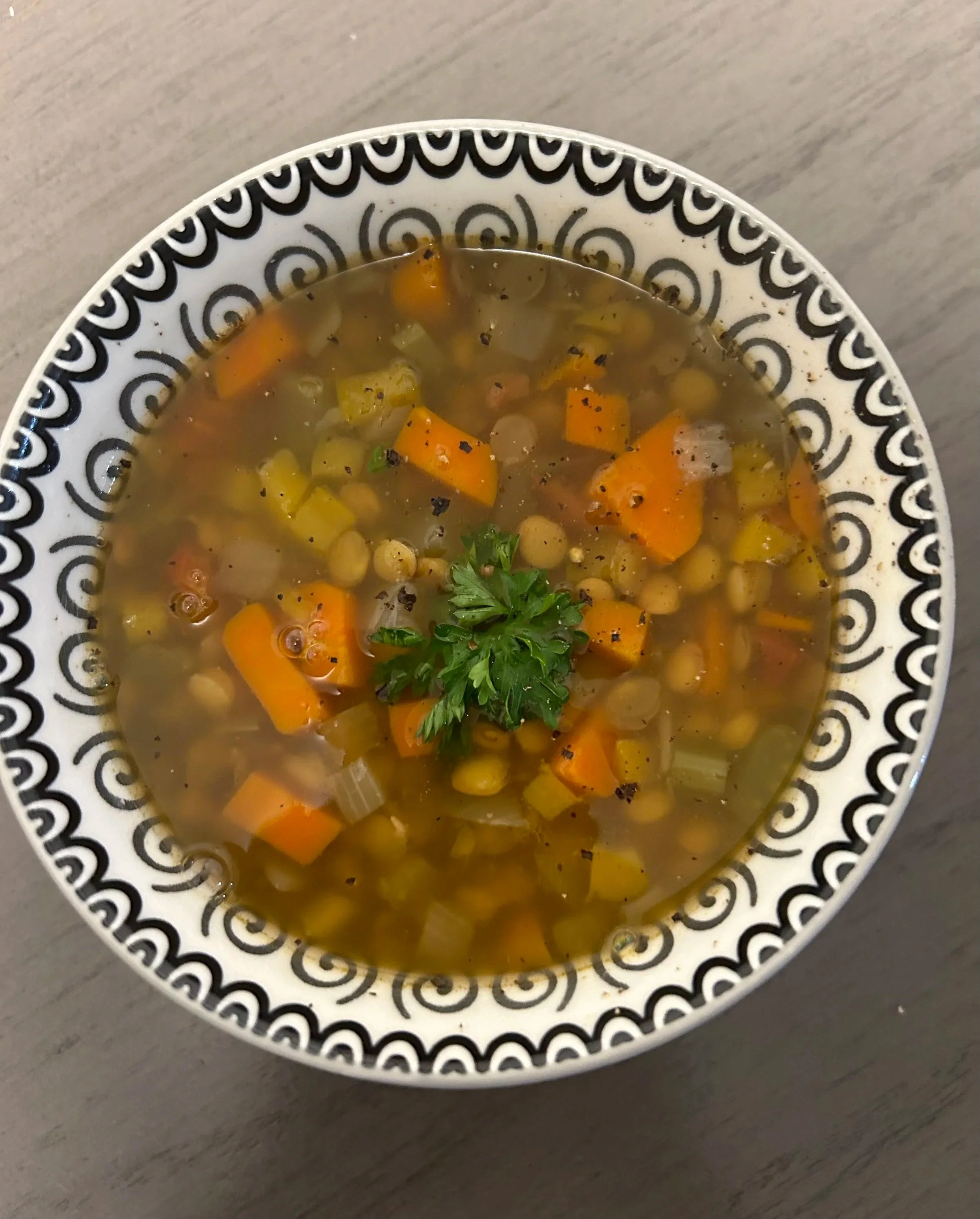Easy Plant-based Lentil Soup