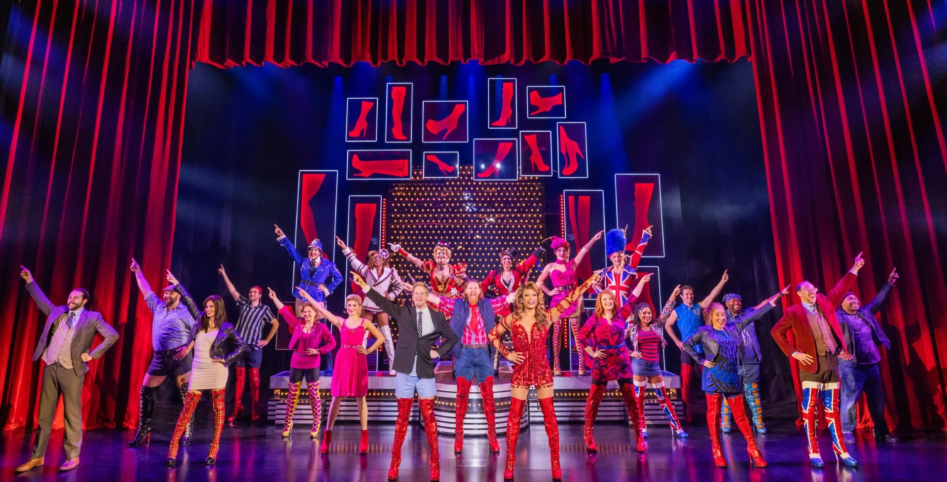 The National Touring Company of KINKY BOOTS. Photo by Matthew Murphy.
