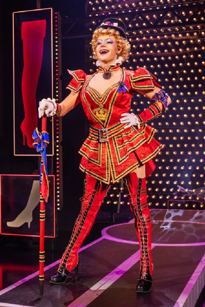 Dargan Cole (Angel/Ensemble). Photo by Matthew Murphy.
