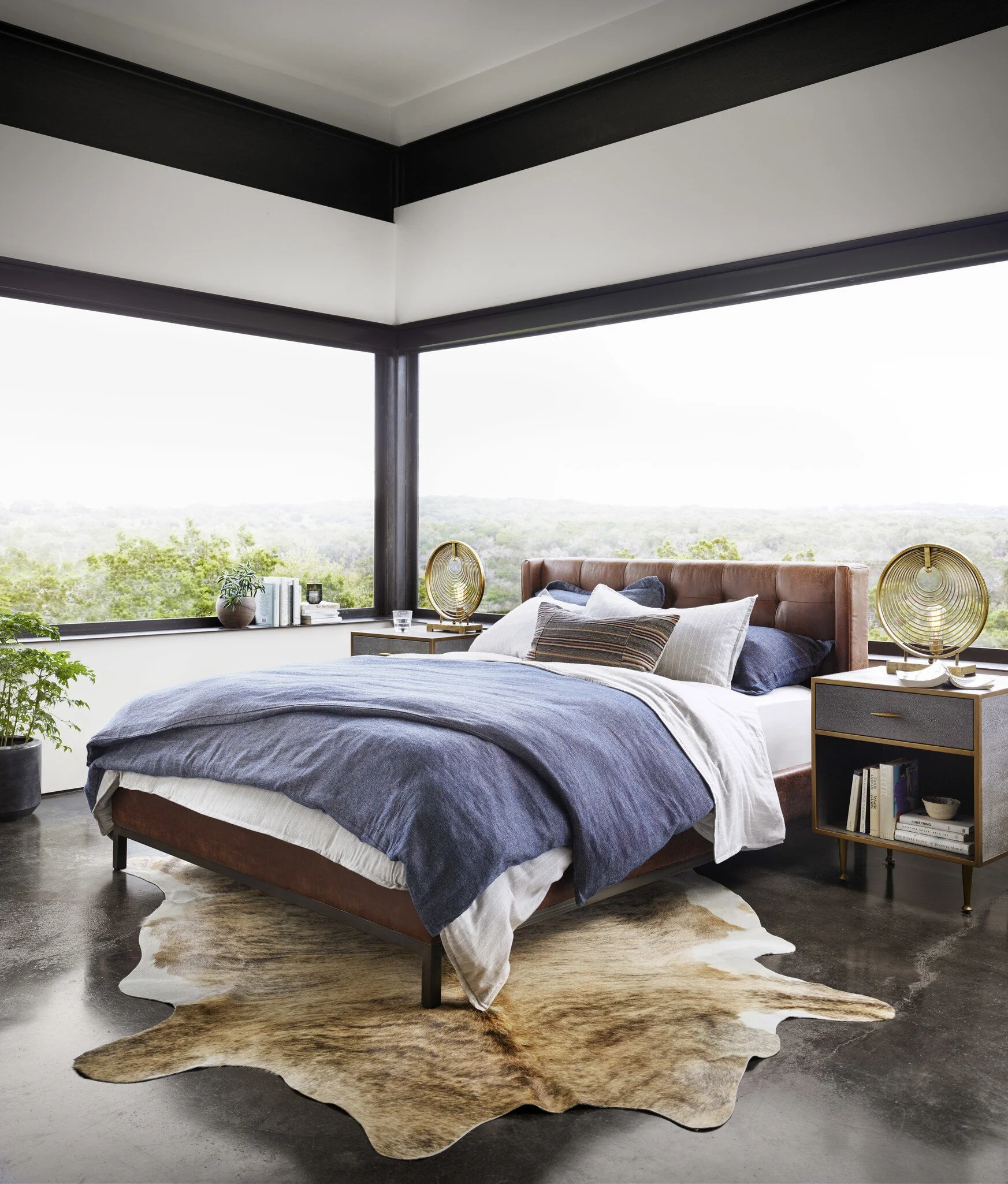 Shagreen Bedside Table