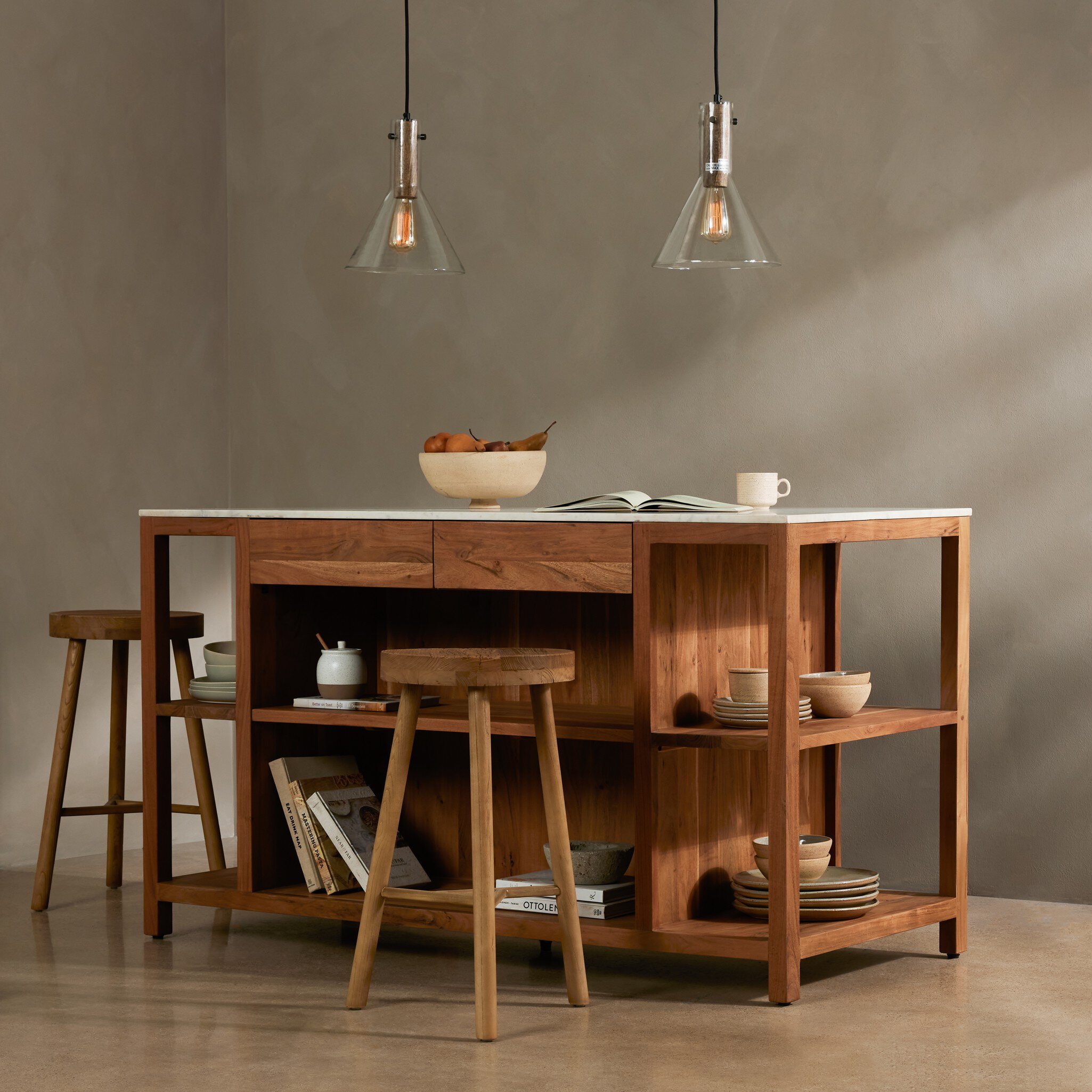 Indira kitchen island