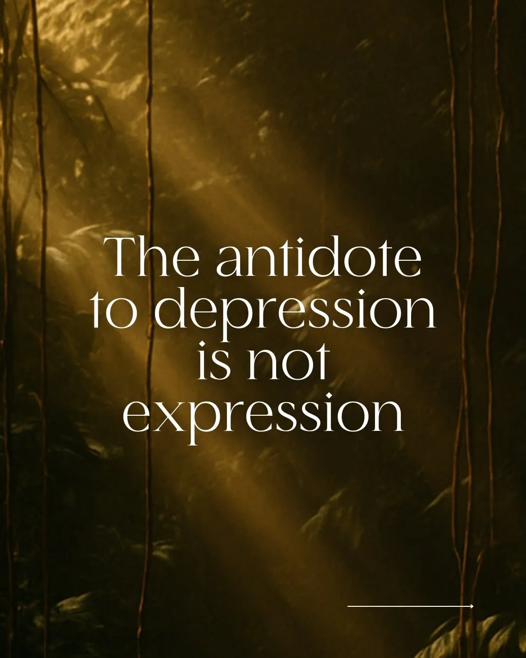 Depression isn&rsquo;t just suppressed emotions -
it&rsquo;s a nervous system overwhelmed and feeling unsafe. 
Healing doesn&rsquo;t come from expression alone,
but from being met in your truth
with love, immense compassion, understanding and safety.