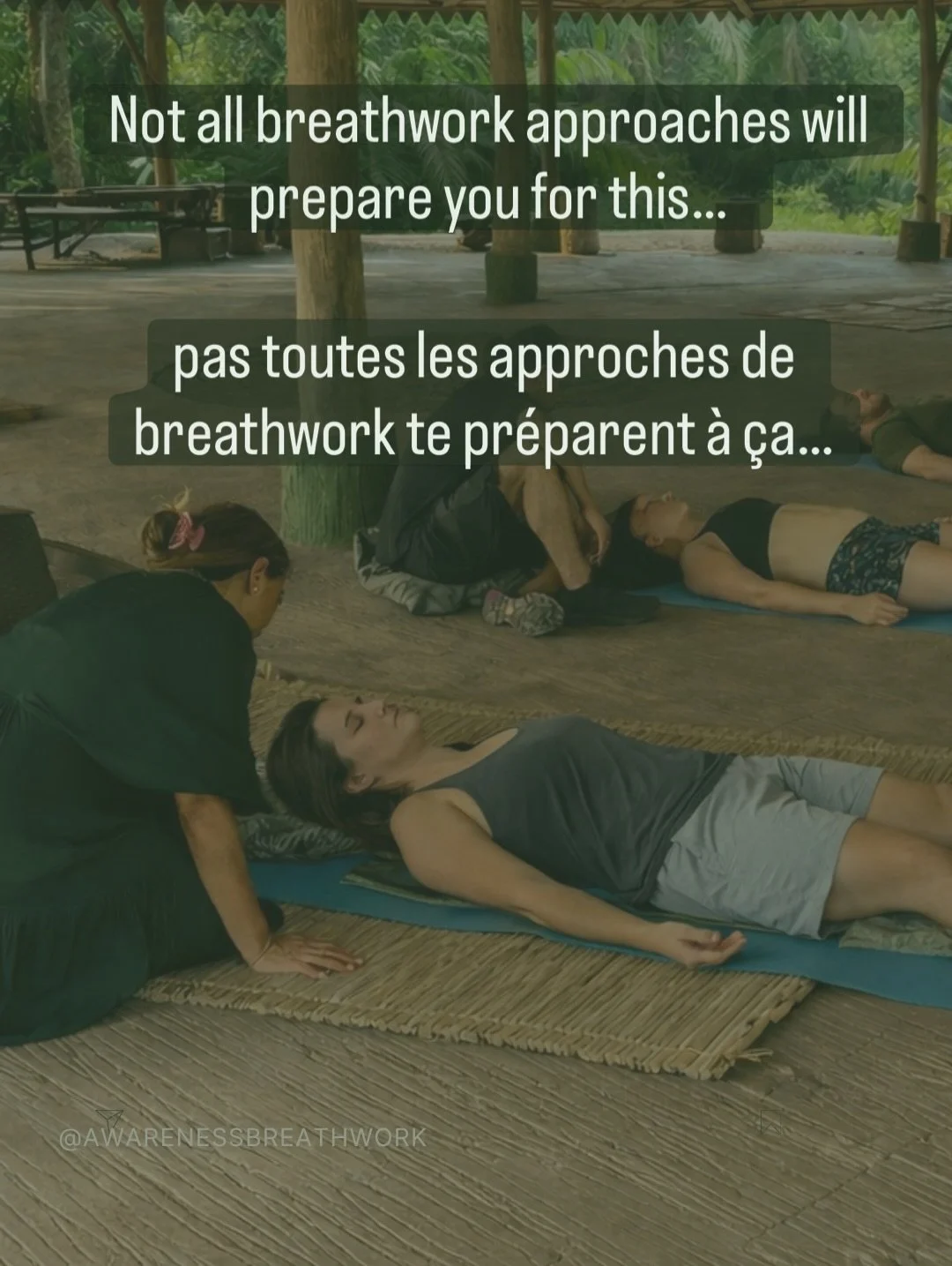 I see a lot of breathwork out there and a lot of it is about doing something how to breathe, how to guide, how to help someone get somewhere.. 
...and it can be really powerful but there&rsquo;s always a moment where that stops working, where somethi
