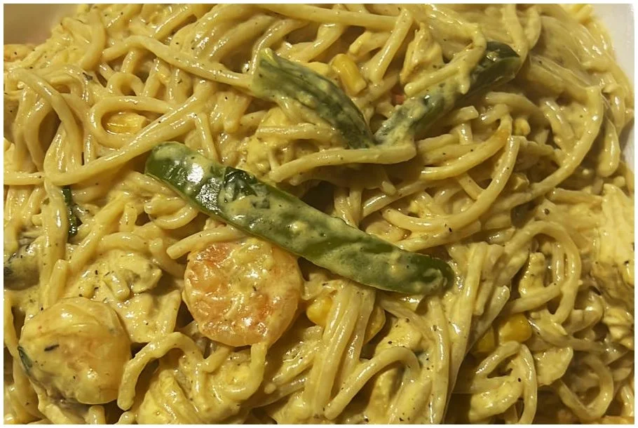 Pasta in béchamel sauce - Pasta den saus di béchamel - Pasta en salsa béchamel