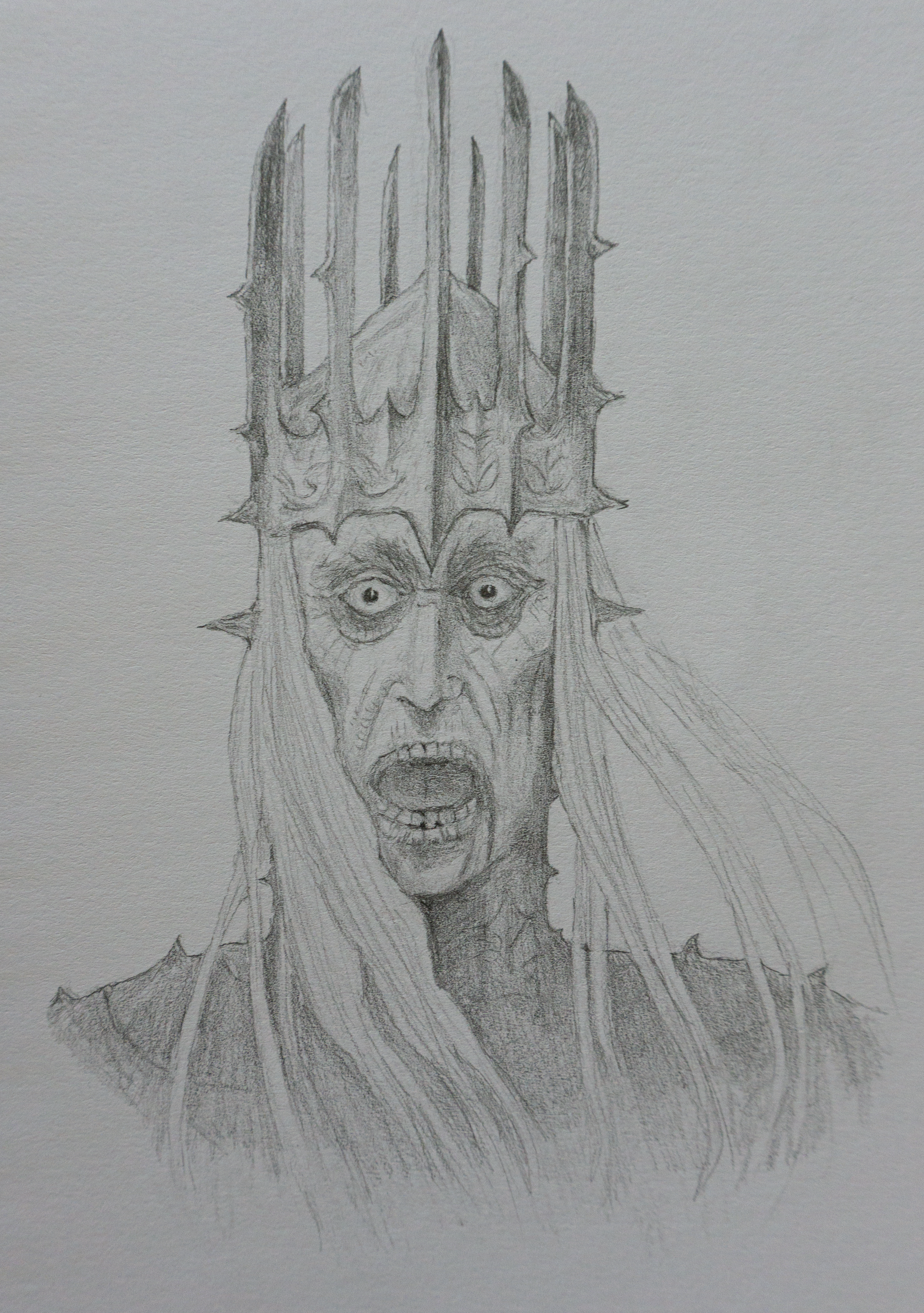 Witch King - 

My take on a John Howe sketch, that appears on his website