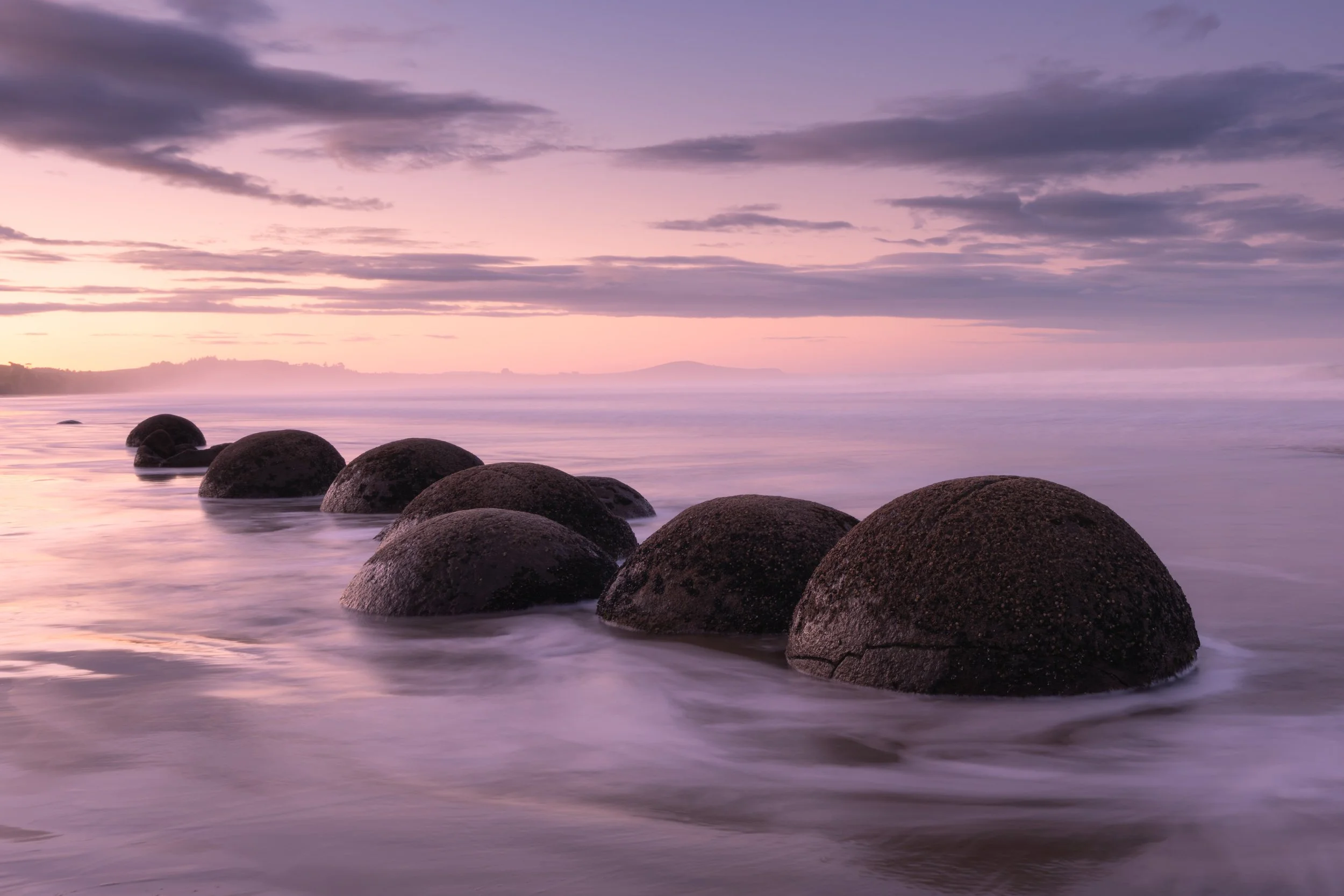 "Last Light on the Boulders"