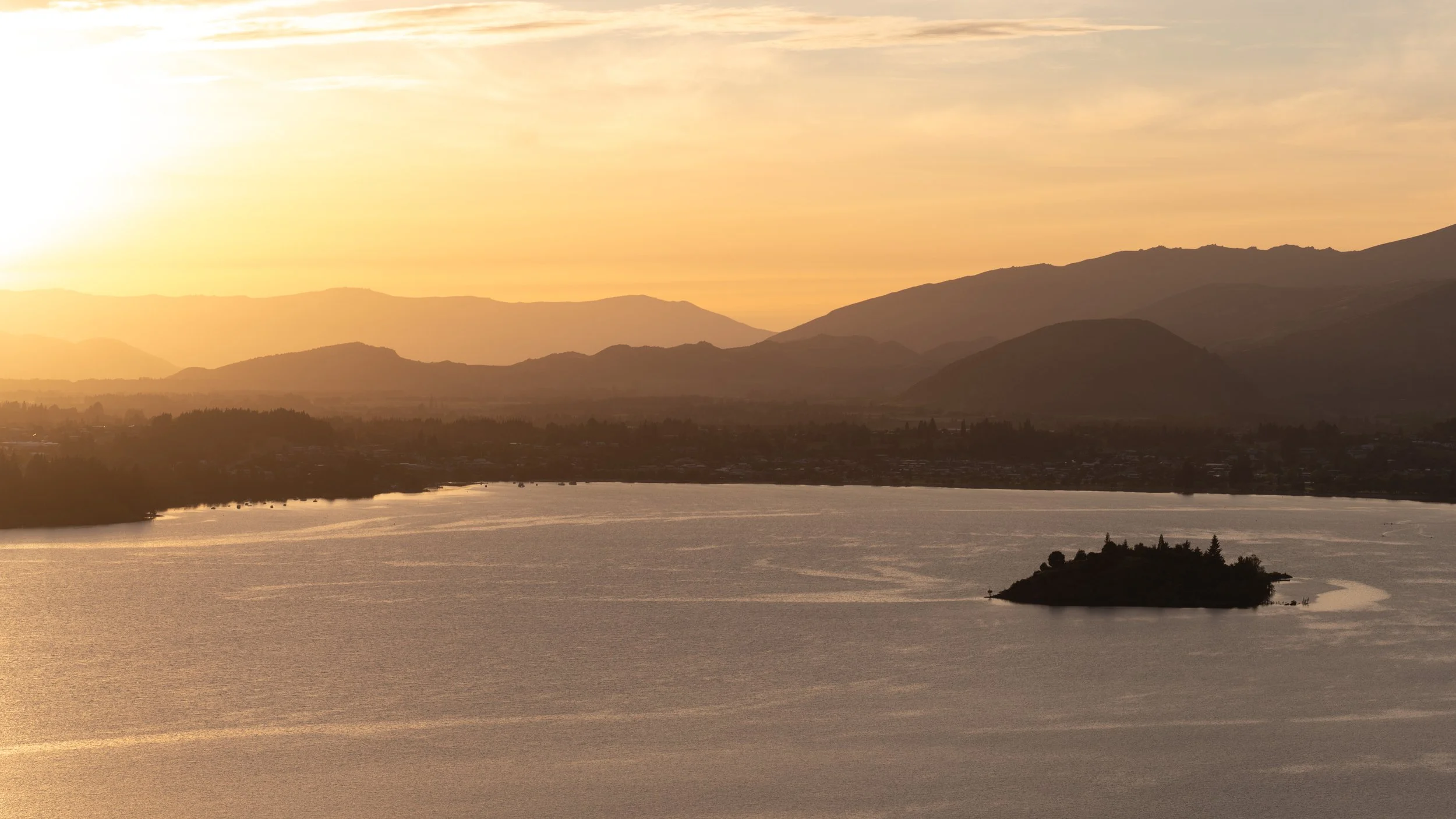 Sunrise over Ruby Island