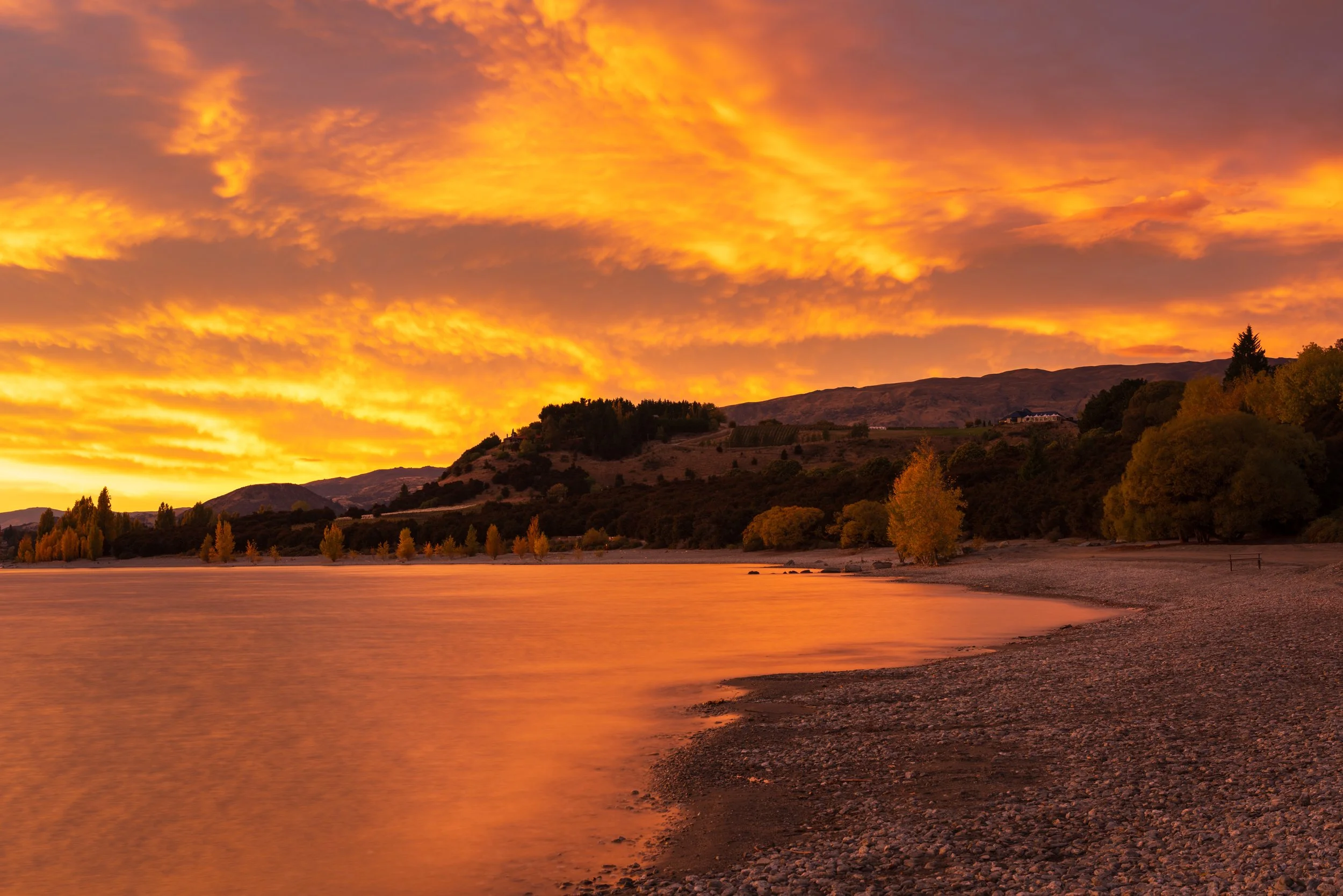Fire Sky at Waterfall Creek