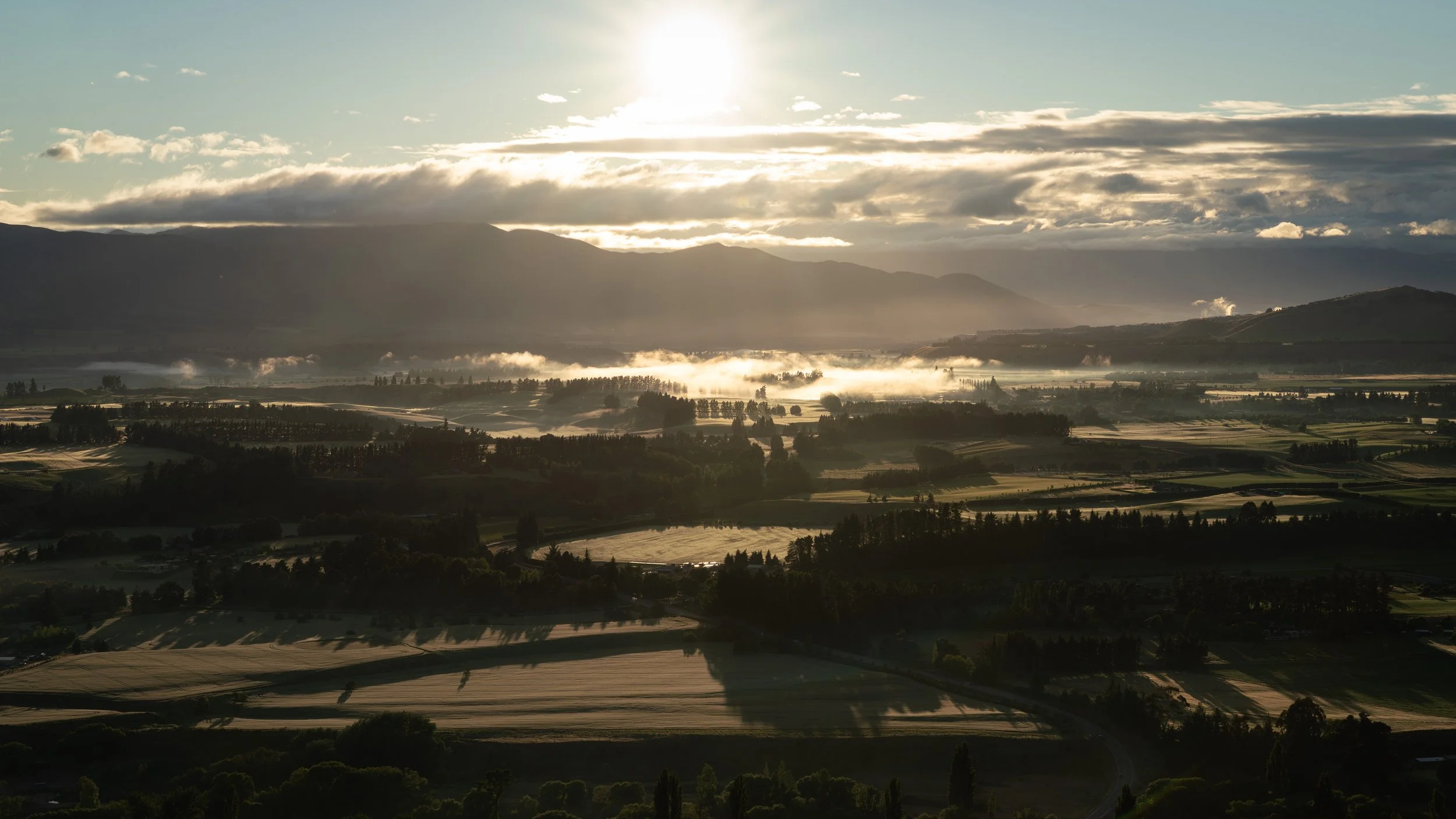 Hāwea Flats from Mount Iron