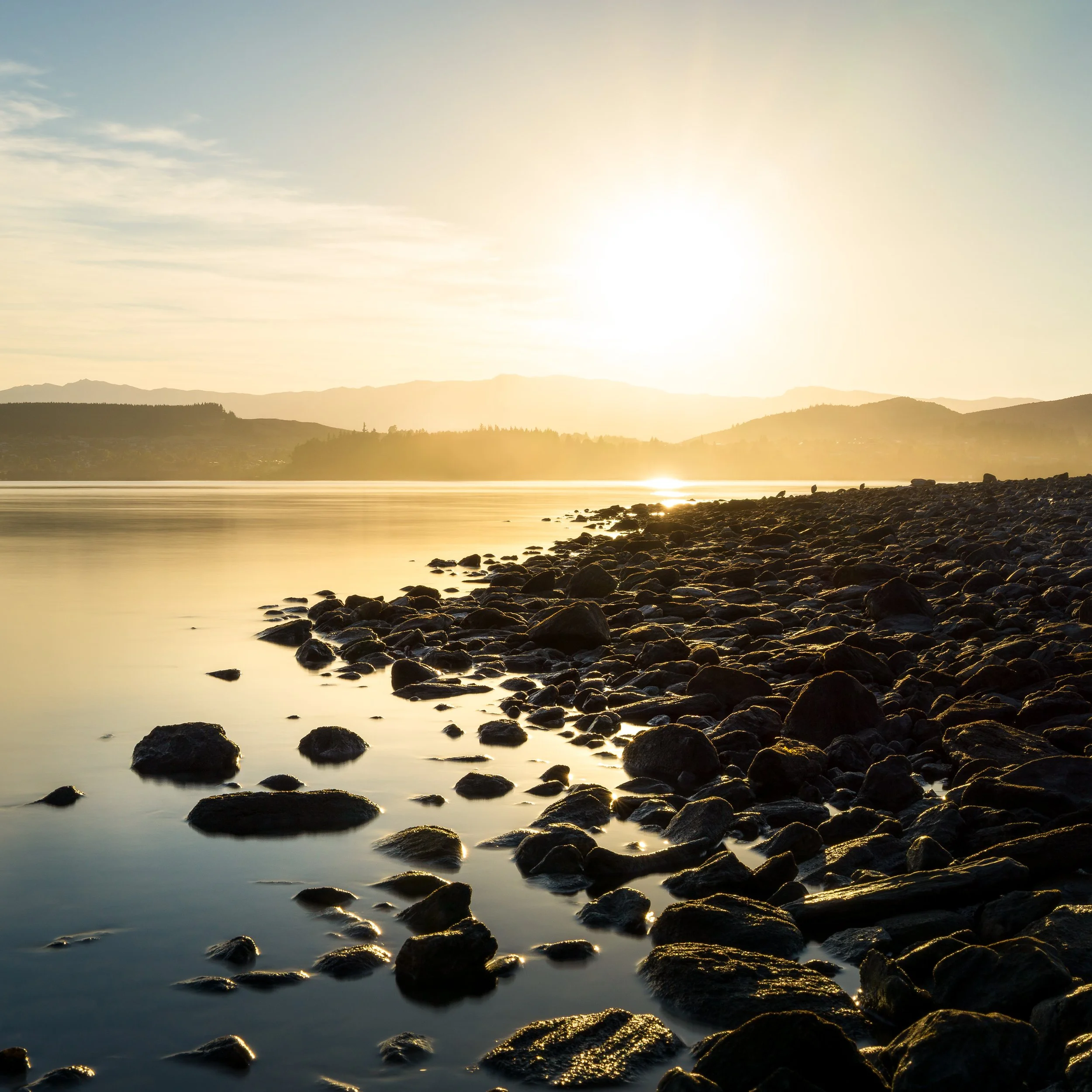 Early Morning Haze at Waterfall Creek