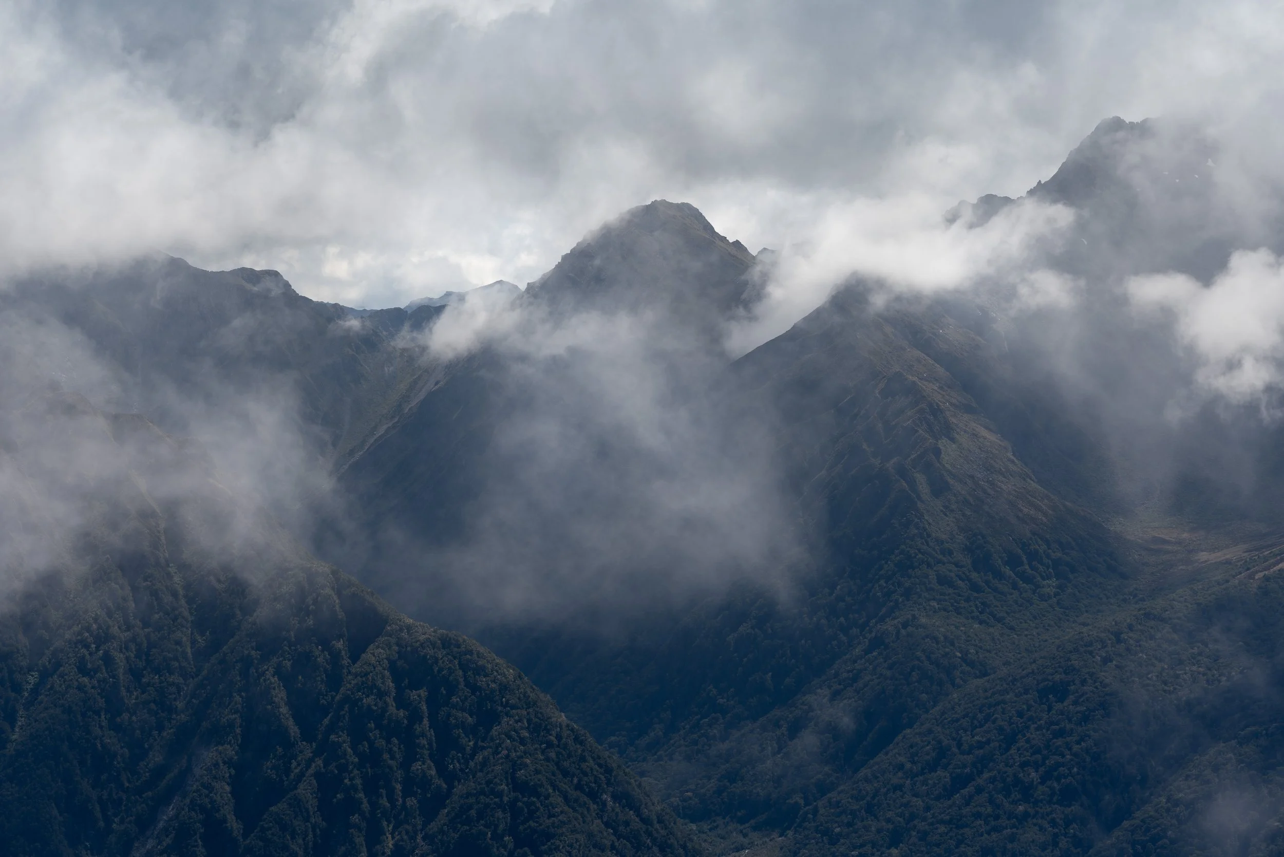 Misty Mountains near Te Anau