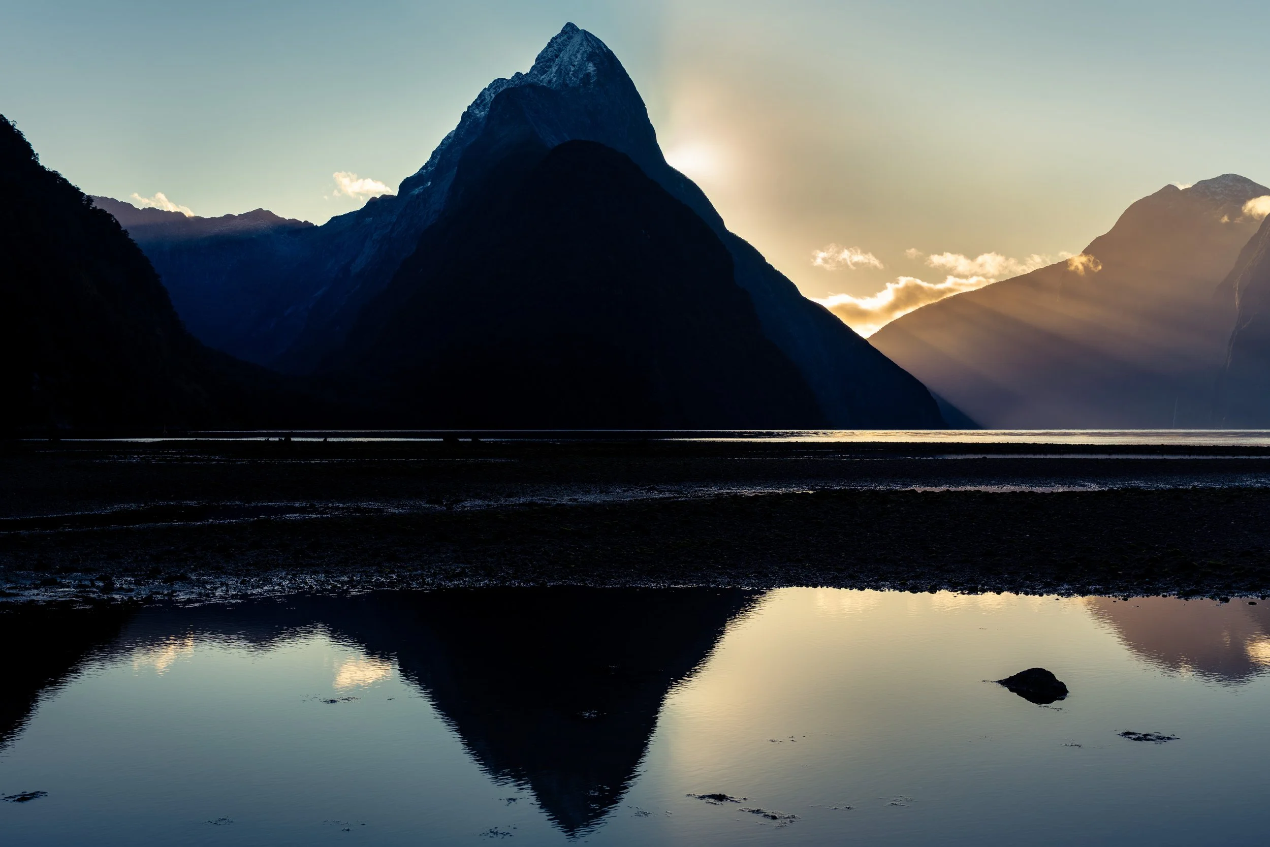Milford Sound sunset