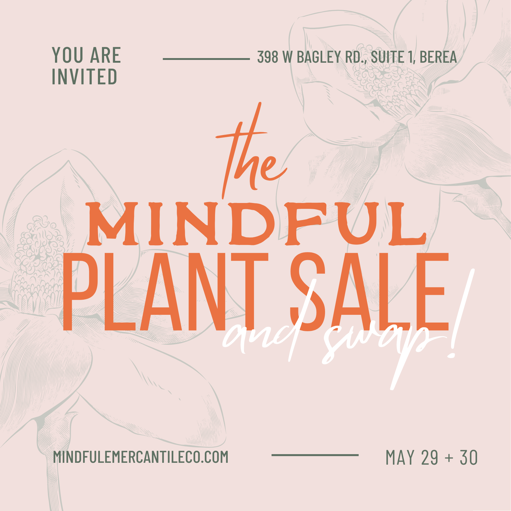 The Mindful Plant Sale and Swap - Saturday