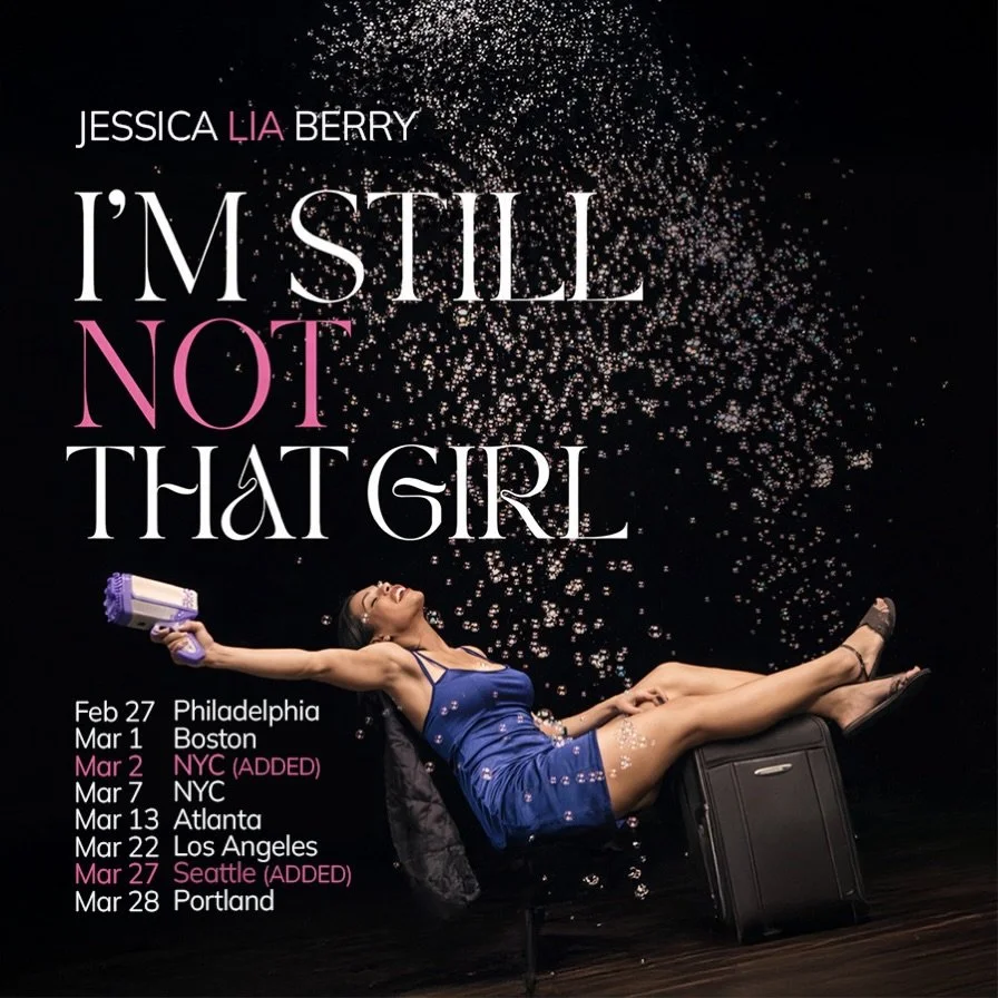 DATES ADDED! 
NYC @caveatnyc Mon March 2 
Seattle @taproottheatre Fri March 27

I&rsquo;m Still Not That Girl! Tickets 🎟️info in Bio

Feb 27 Philadelphia @cszphilly
Mar 1 Boston @boscenterforarts
Mar 2 NYC @caveatnyc
Mar 7 NYC @theatrerow
Mar 13 Atl