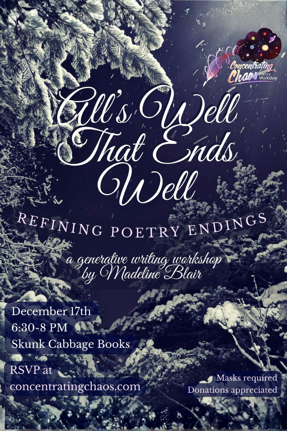 Generative Workshop | All’s Well That Ends Well: Refining Poetry Endings