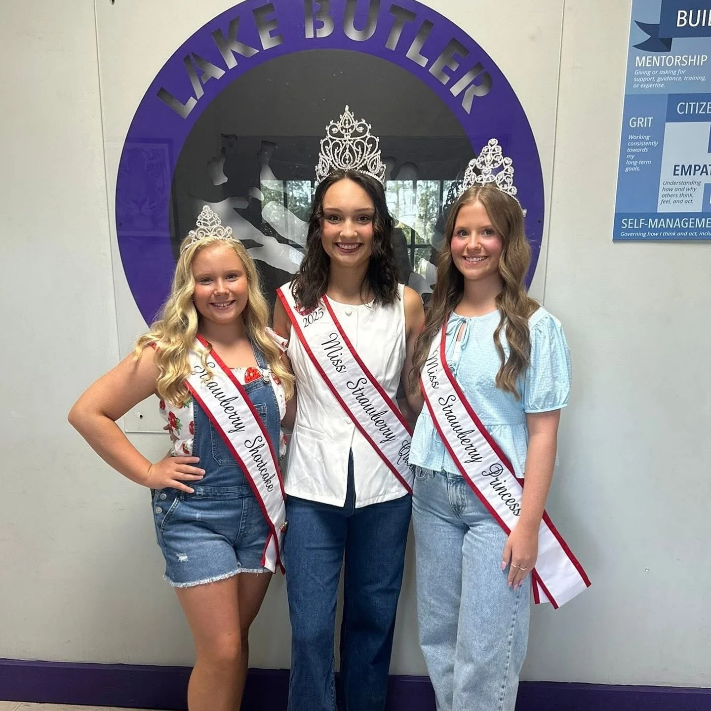Our royalty had a wonderful time this past weekend helping out at the Union County&rsquo;s School Bash! 🎒✂️📚

Huge shoutout to Mark Harrison for being named the 2026 State Teacher of the Year. We were honored to be there to welcome him home! 🍓