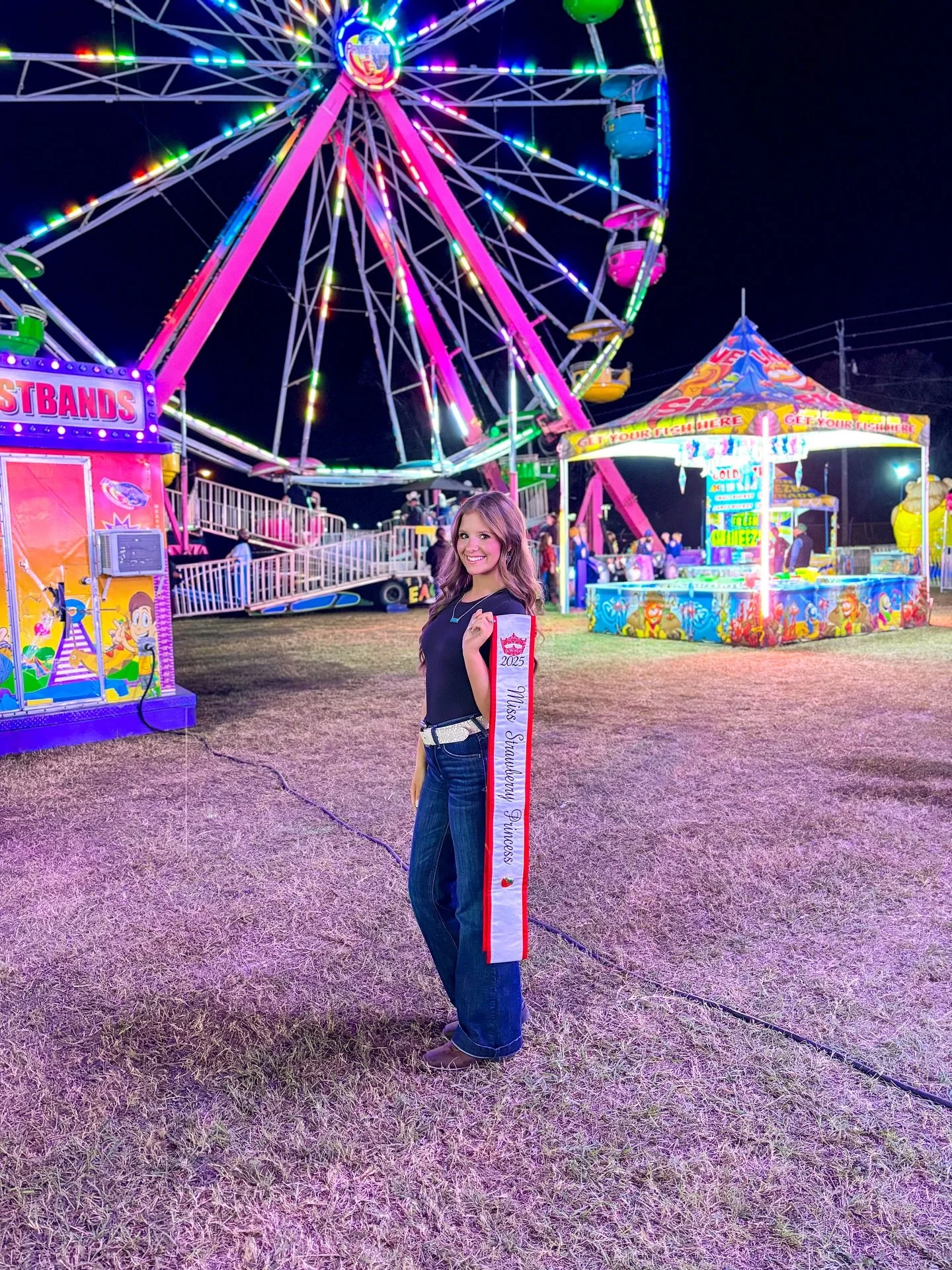 Our Strawberry Princess has been spreading smiles at the Lake City fair the last two nights! 🍓 Be sure to stop by our booth to meet your royalty and learn more about this year&rsquo;s pageant!