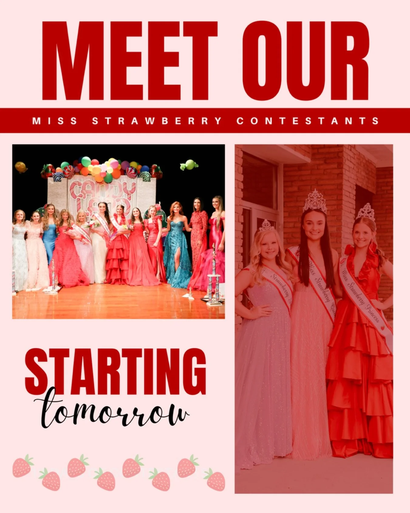 It&rsquo;s almost time 👀🍓 

Starting tomorrow, we&rsquo;ll be introducing our contestants one at a time&hellip;

Who&rsquo;s ready?!