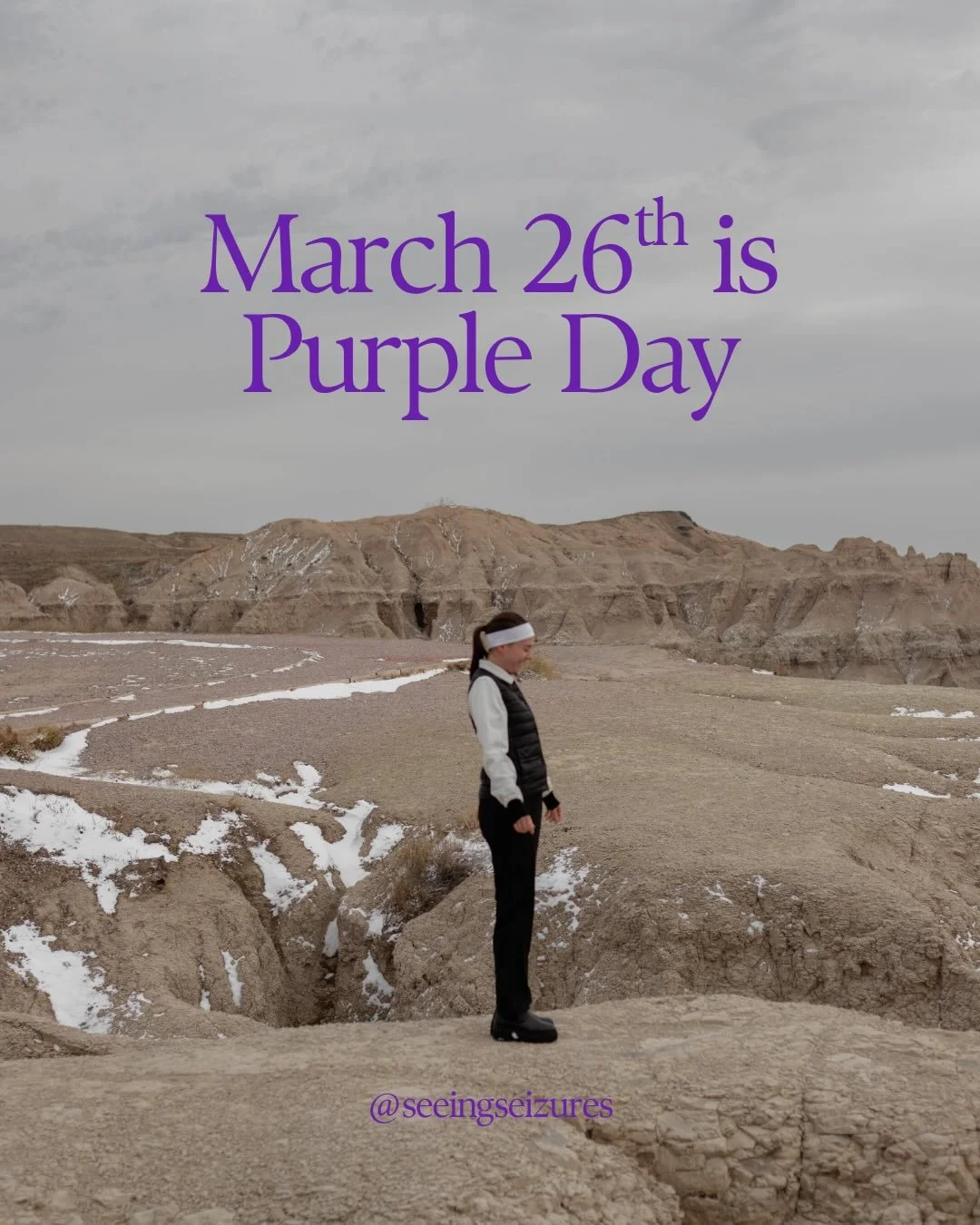 March 26. Purple Day.

This is my 19th year wearing purple for Purple Day. And although my shoes, socks, shorts, shirt, and ribbon in my hair are all purple, it doesn&rsquo;t make the day any easier. Part of me did not want to even acknowledge the da