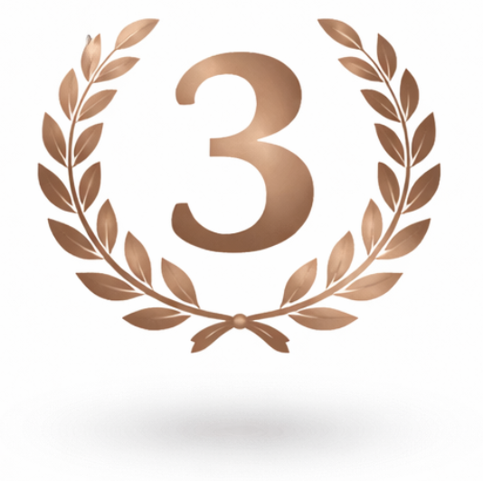 Bronze 3 with a laurel wreath