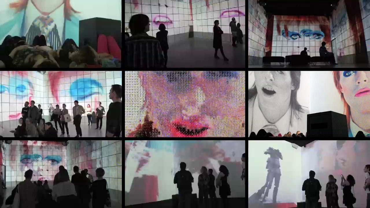 DAVID BOWIE / MICK ROCK <span> CREATOR'S PROJECT INSTALLATION <span>