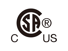 SA certification mark with 'C US' underneath, indicating certification in the US and Canada.