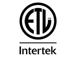 ETL and Intertek logo in black and white.