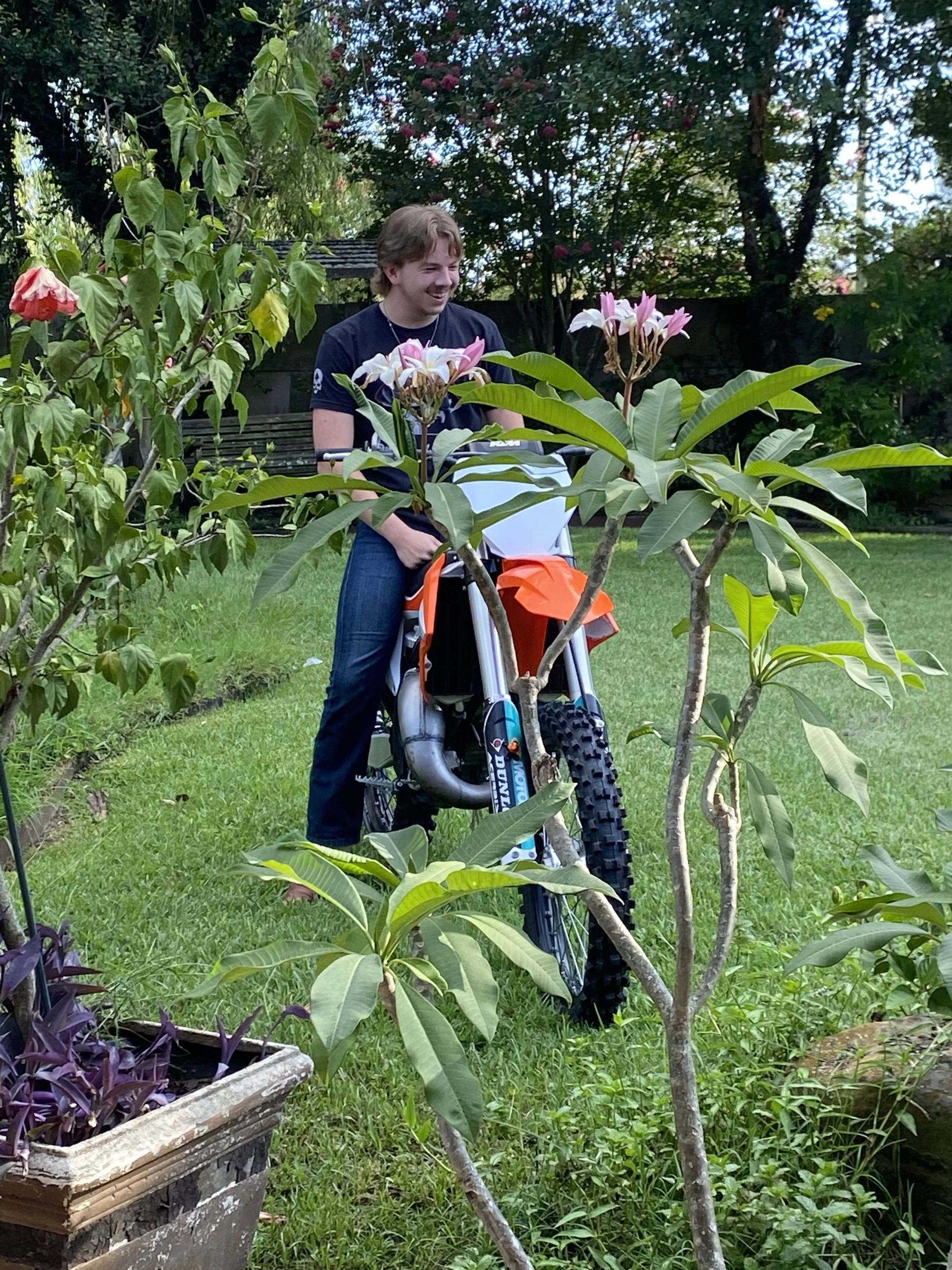 Preston getting his first dirtbike!