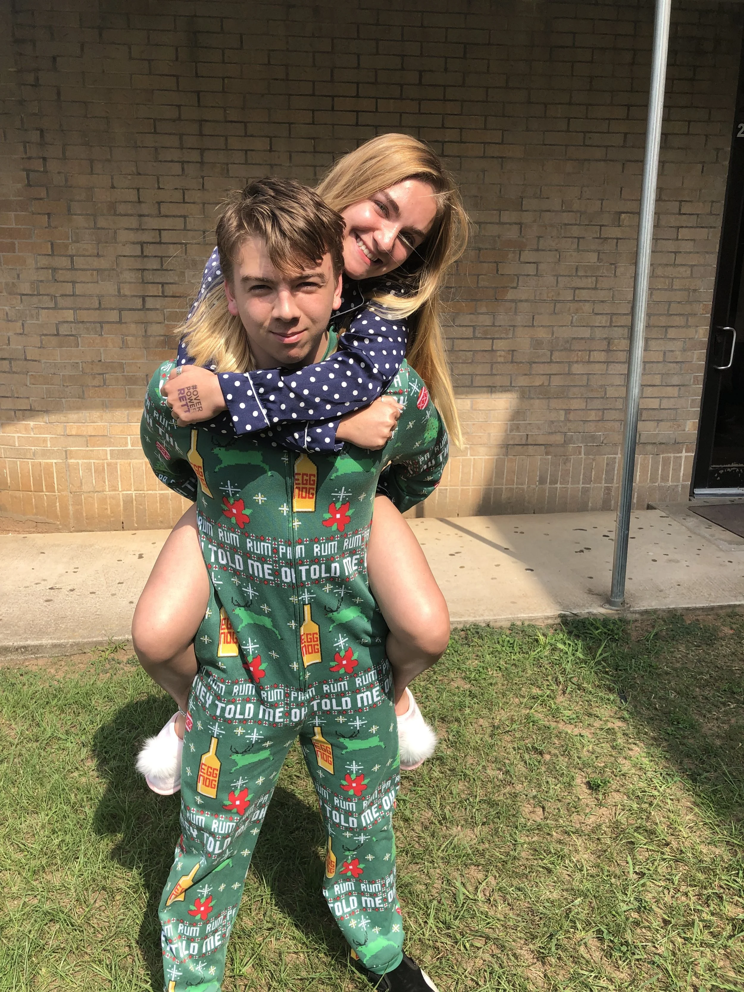 PJ dress up day in high school